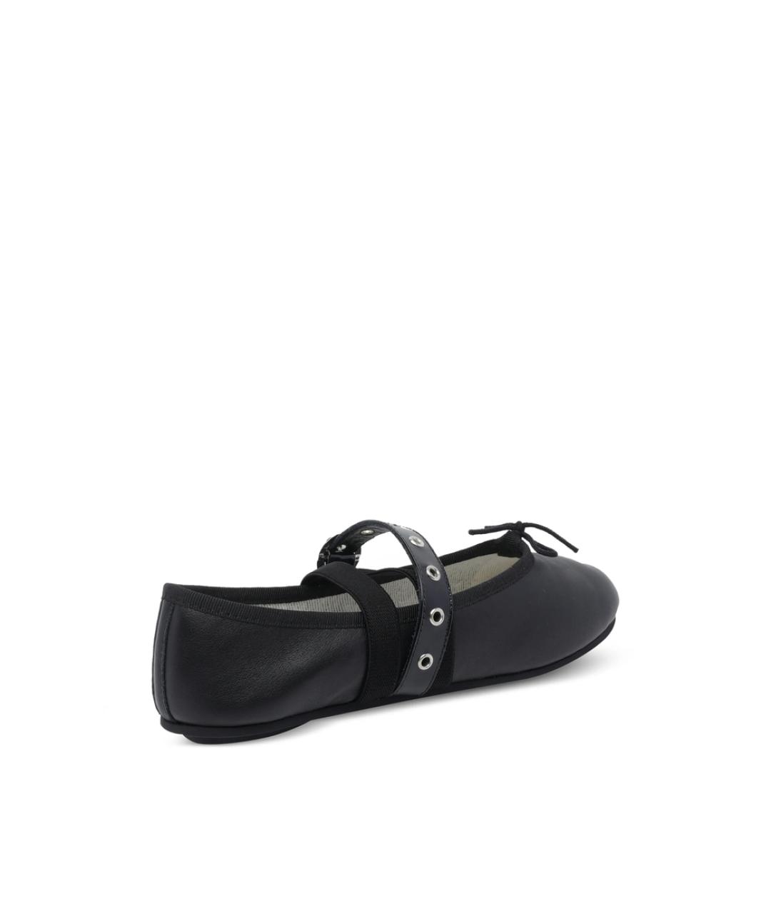 REPETTO Черные кожаные балетки, фото 3