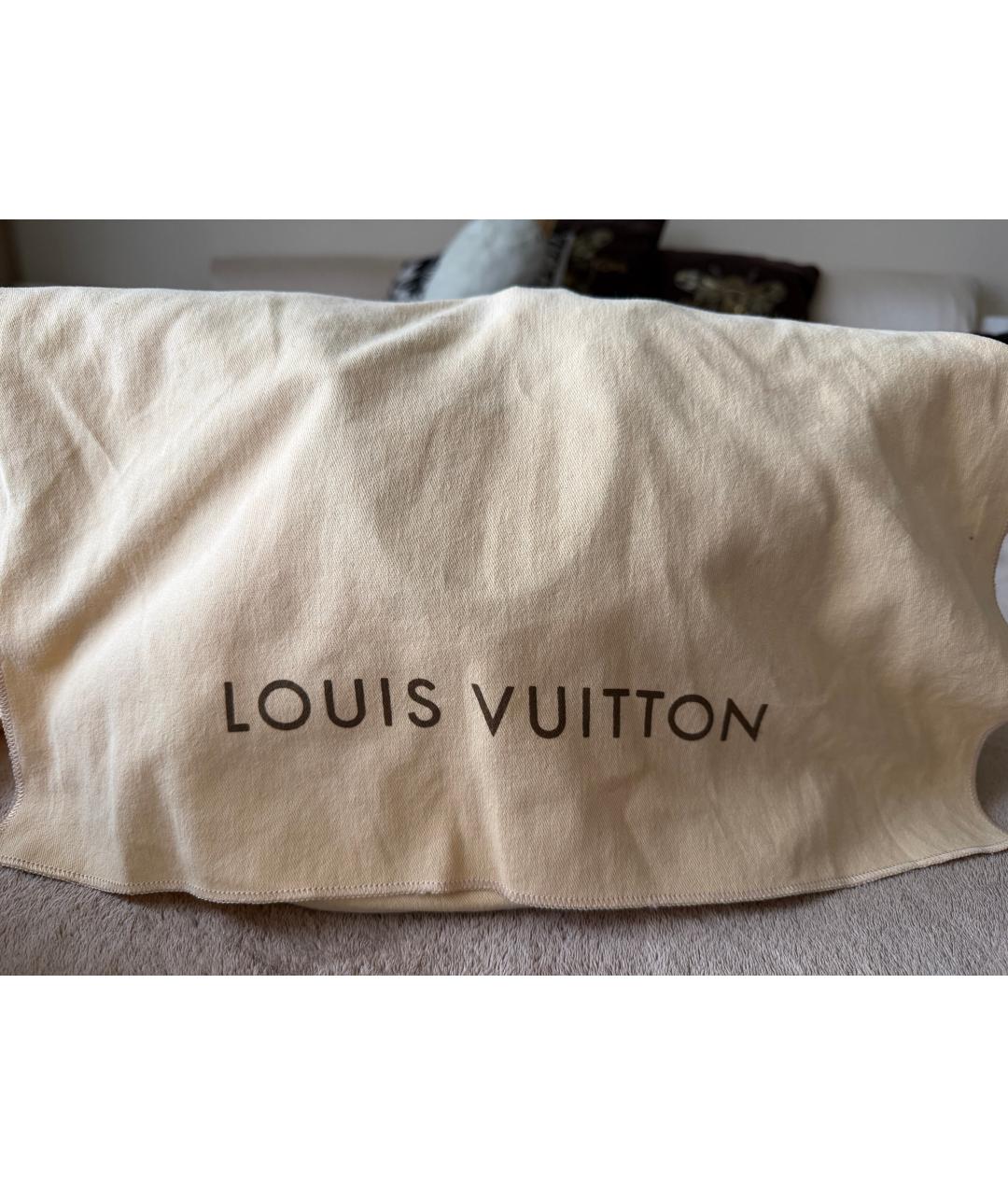 LOUIS VUITTON Коричневая сумка с короткими ручками из канвы, фото 7