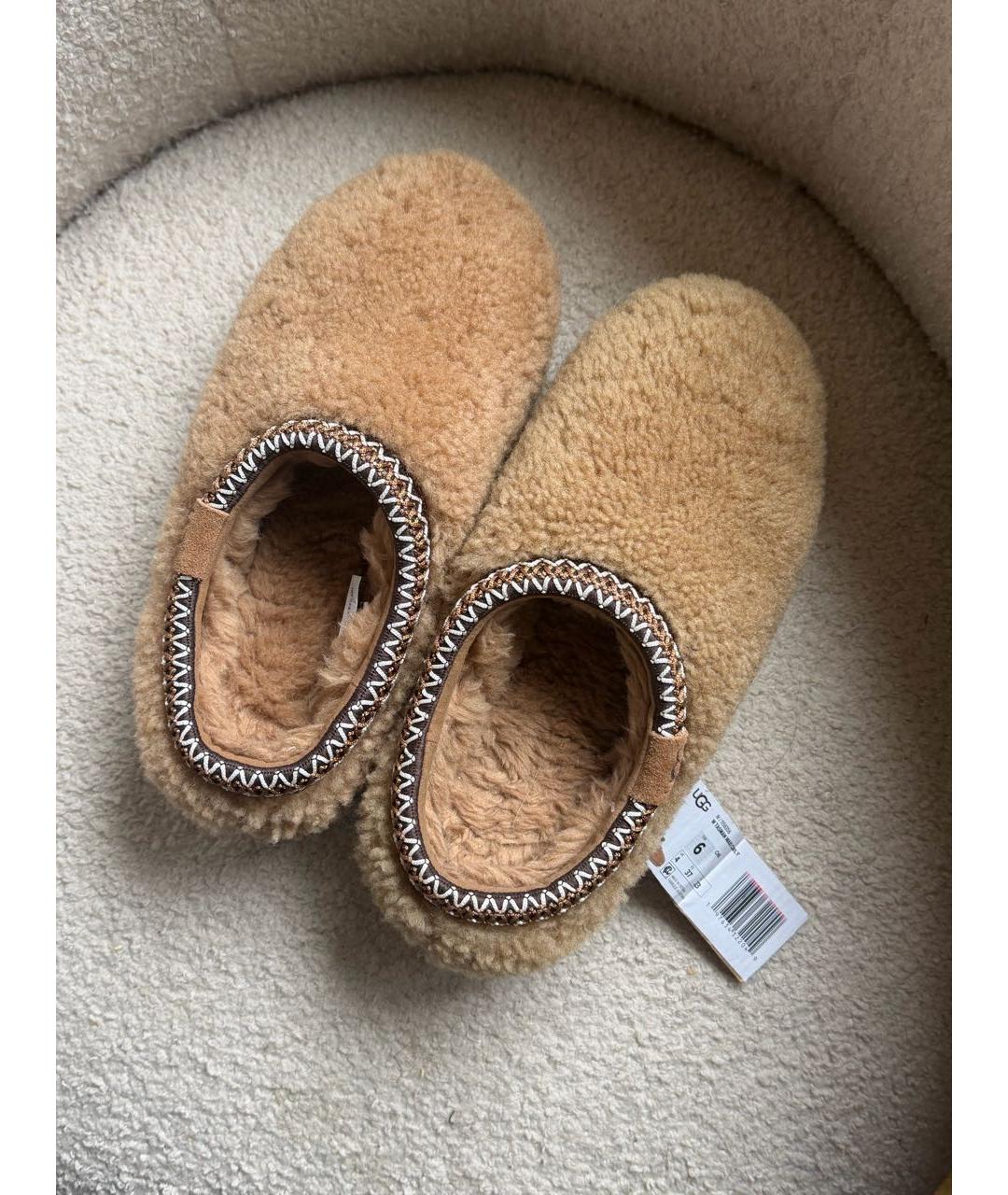 UGG Бежевые мюли, фото 6