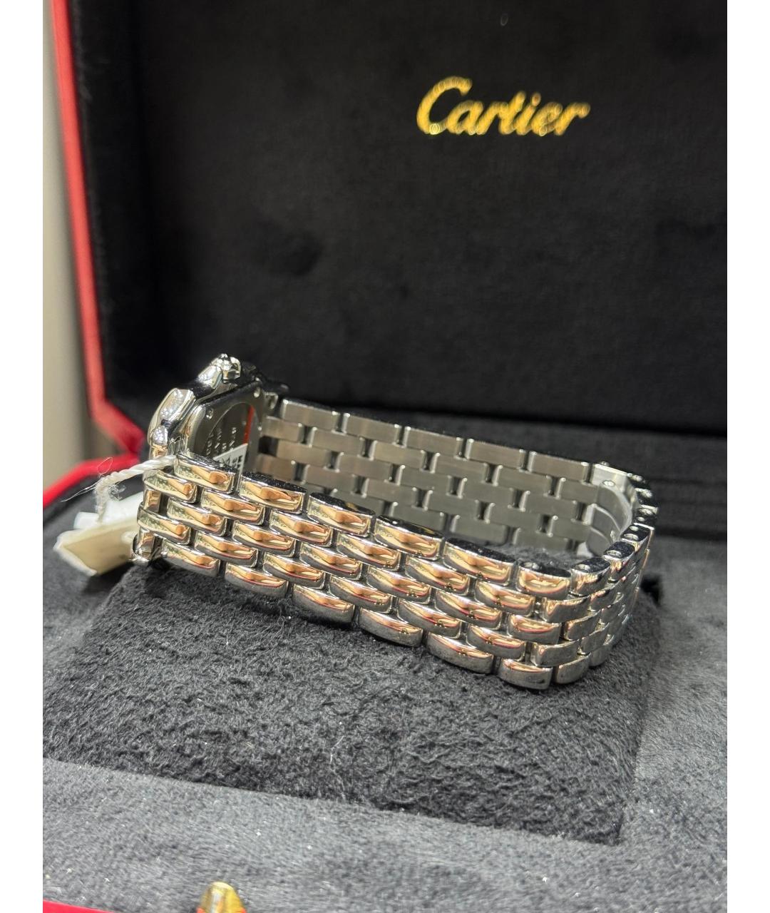 CARTIER Белые часы, фото 4