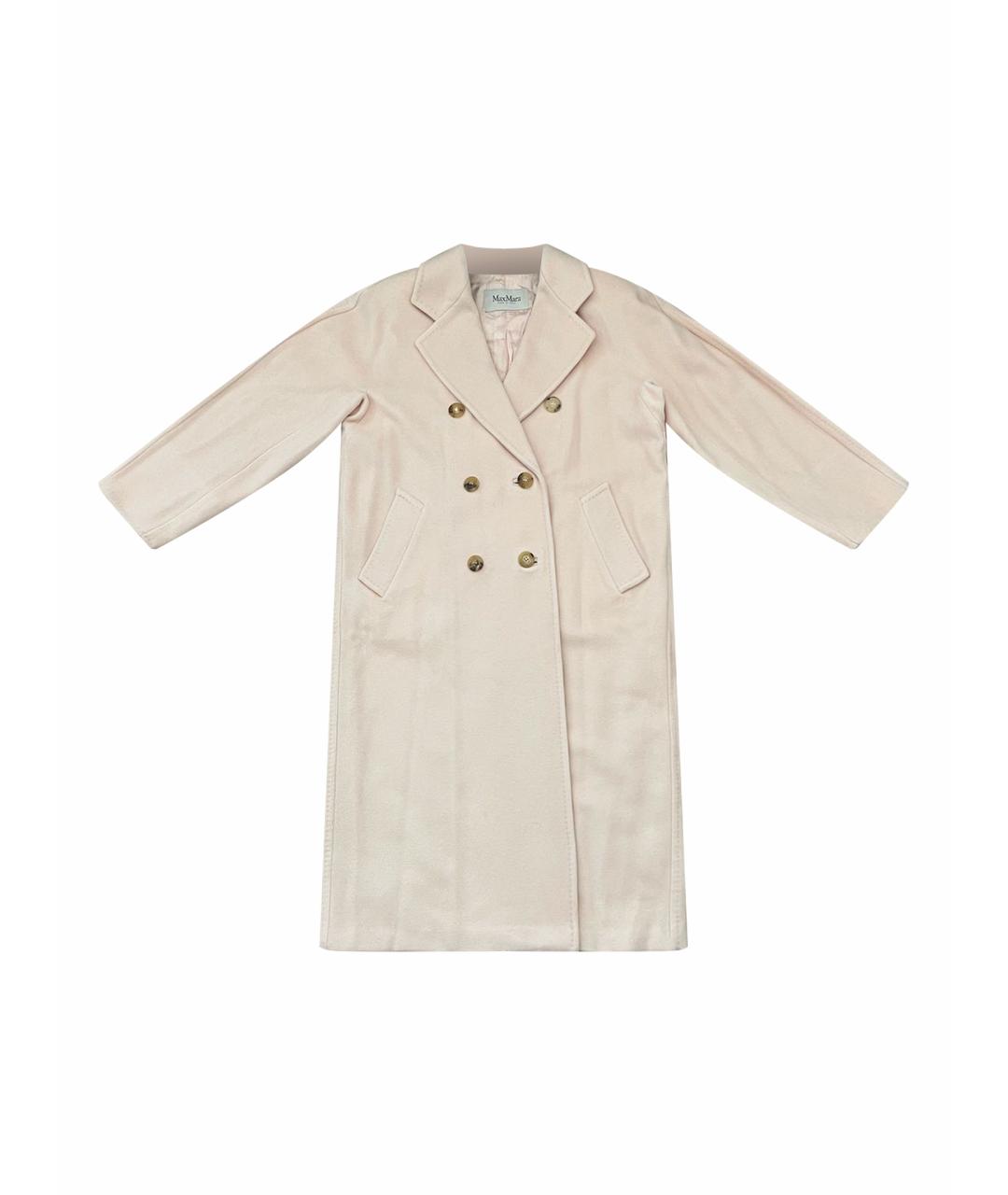 MAX MARA Розовое шерстяное пальто, фото 1
