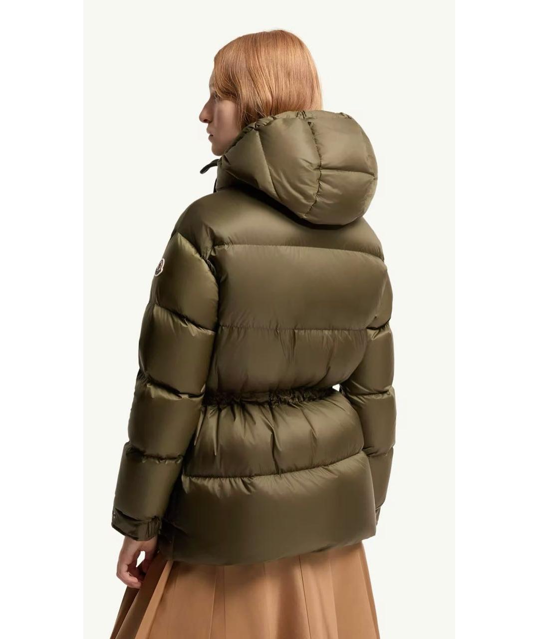 MONCLER Хаки куртка, фото 5