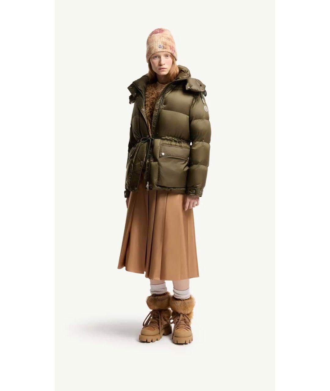 MONCLER Хаки куртка, фото 2
