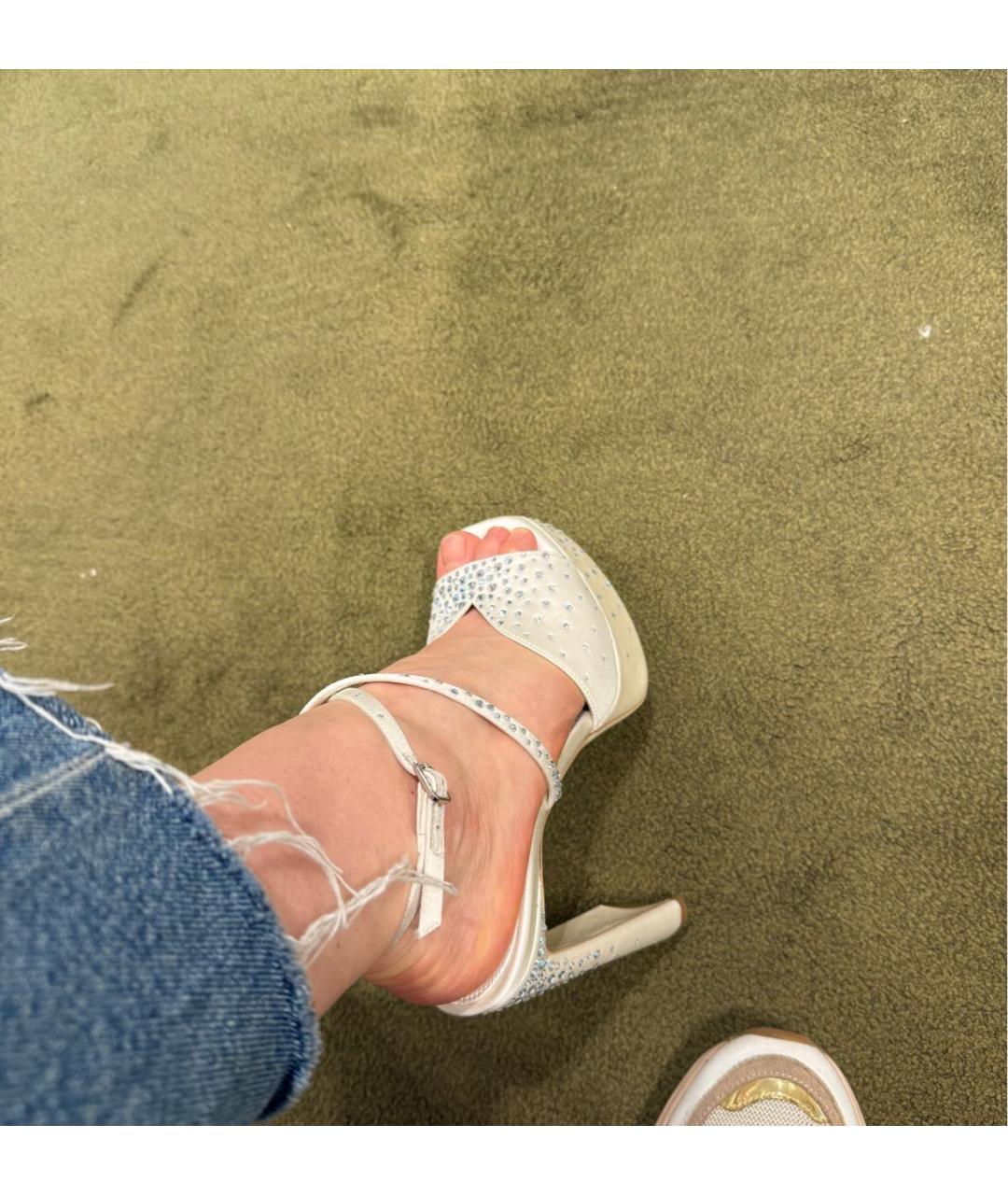 JIMMY CHOO Текстильные босоножки, фото 6