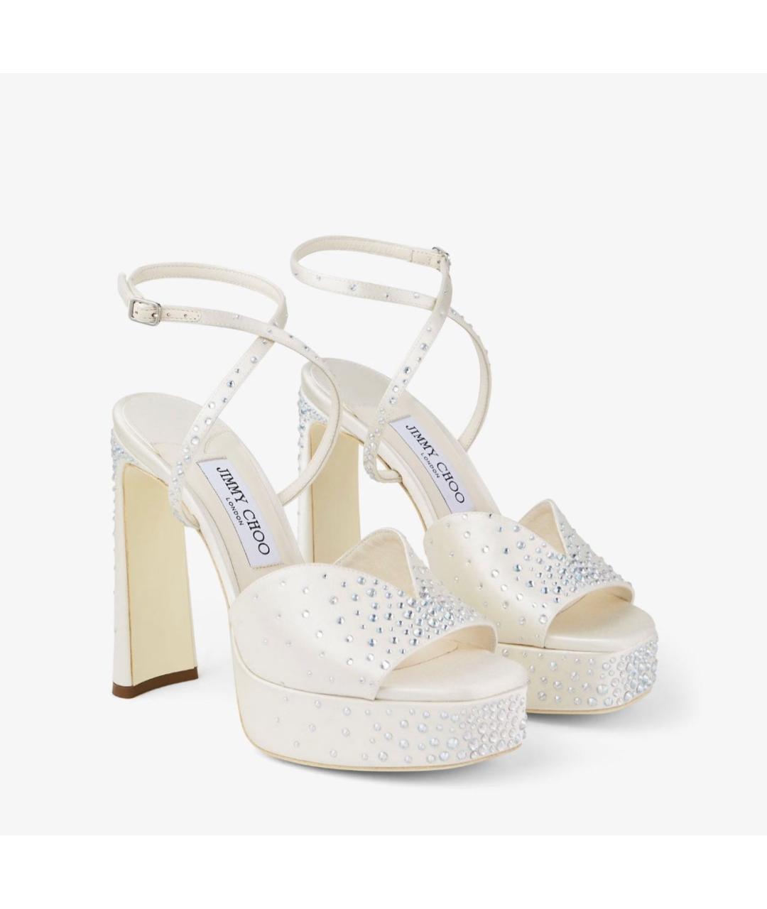 JIMMY CHOO Текстильные босоножки, фото 2