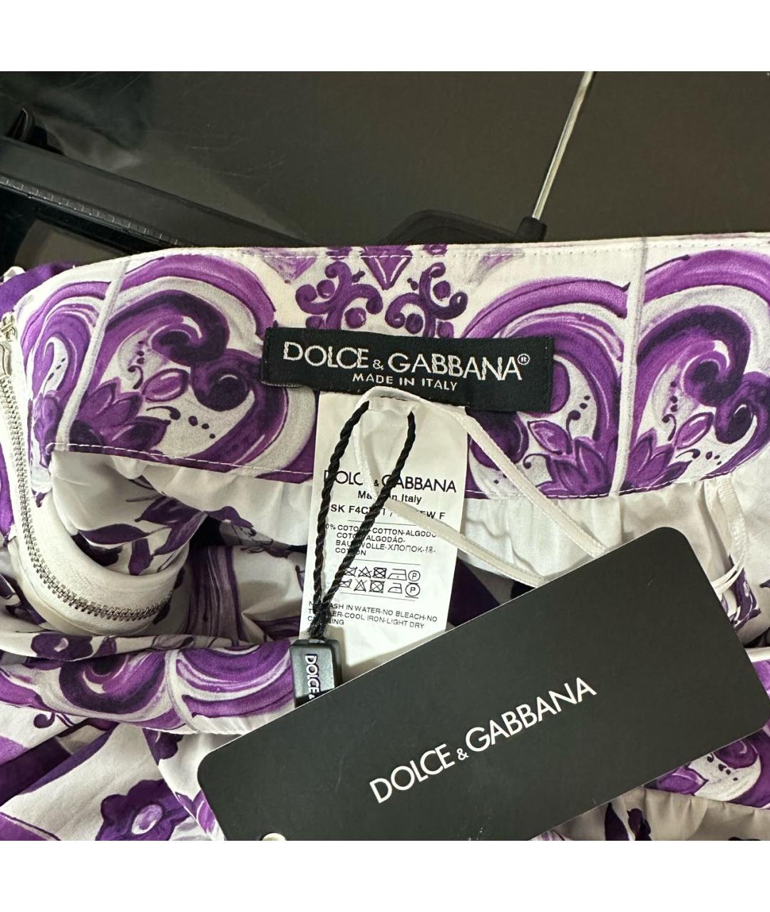 DOLCE&GABBANA Хлопковая юбка макси, фото 2