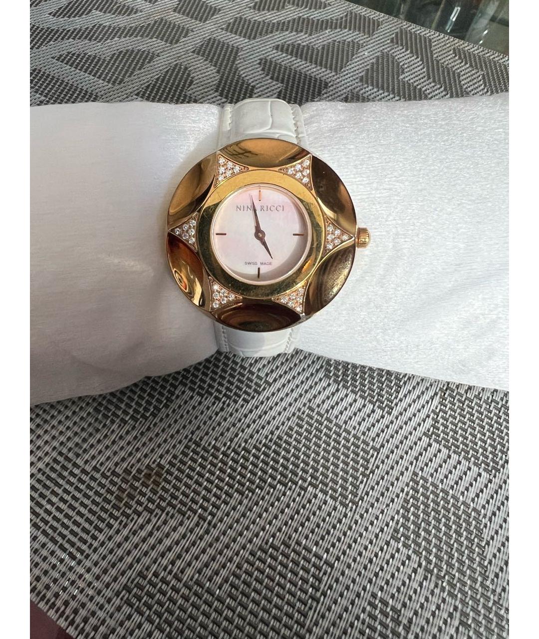 NINA RICCI PRE-OWNED Золотые часы из желтого золота, фото 2