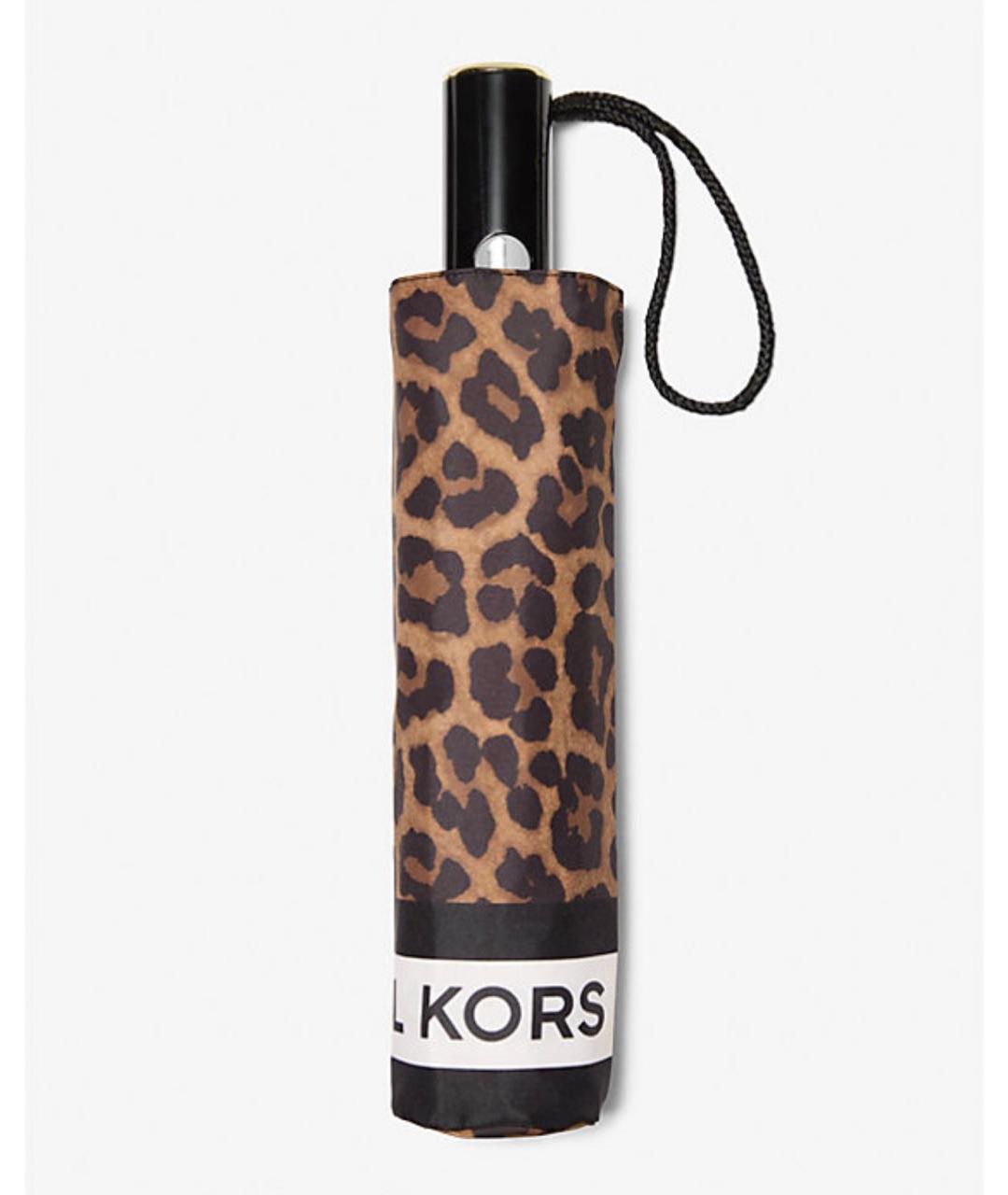 MICHAEL KORS Коричневый зонт, фото 2