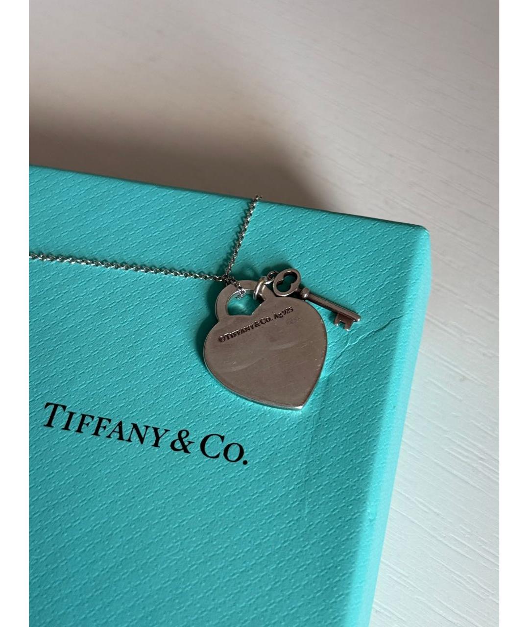 TIFFANY&CO Серебряное серебряное колье, фото 3