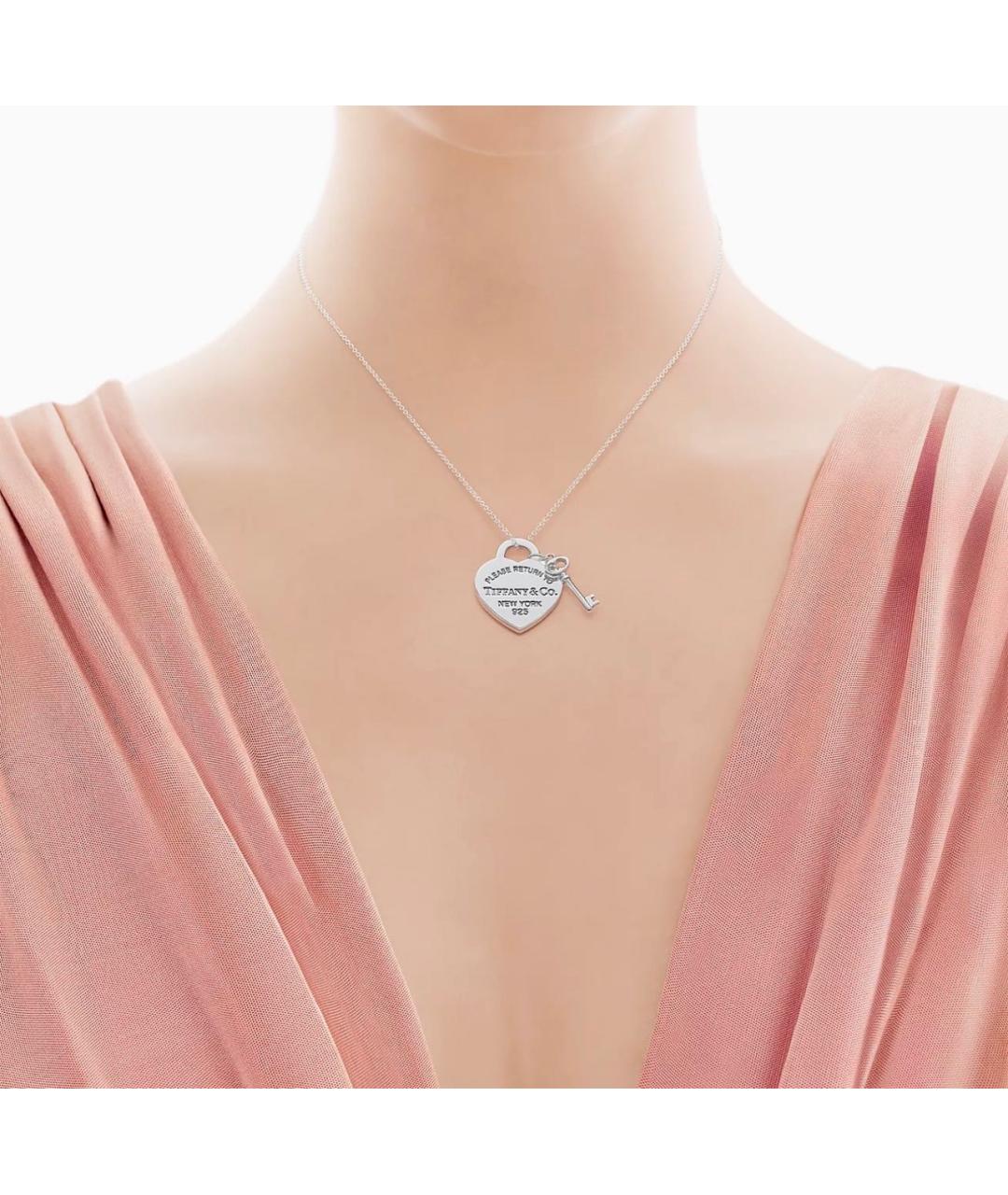 TIFFANY&CO Серебряное серебряное колье, фото 5
