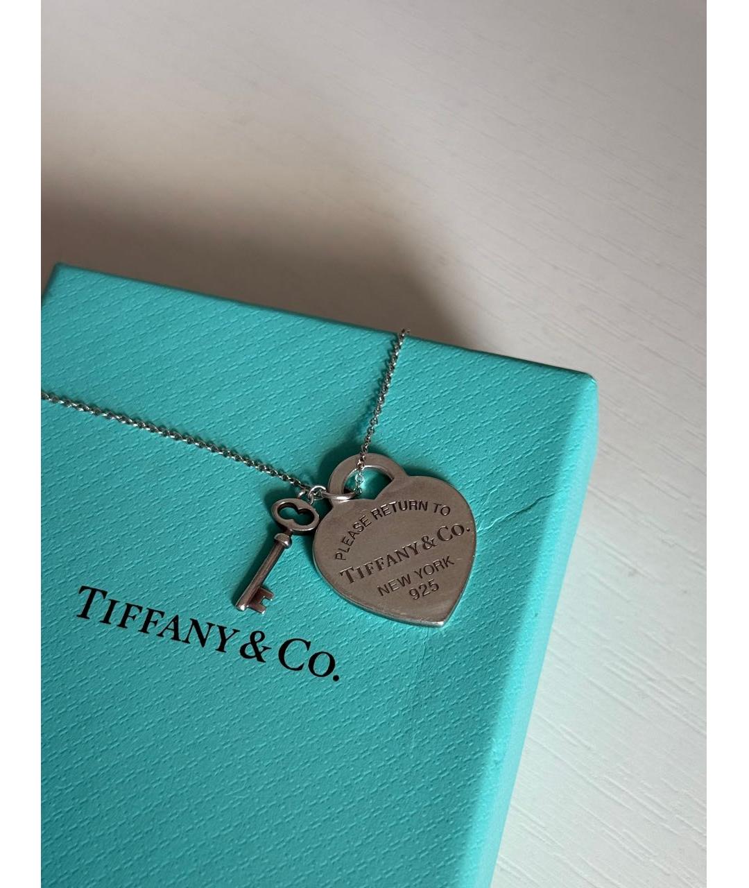TIFFANY&CO Серебряное серебряное колье, фото 2