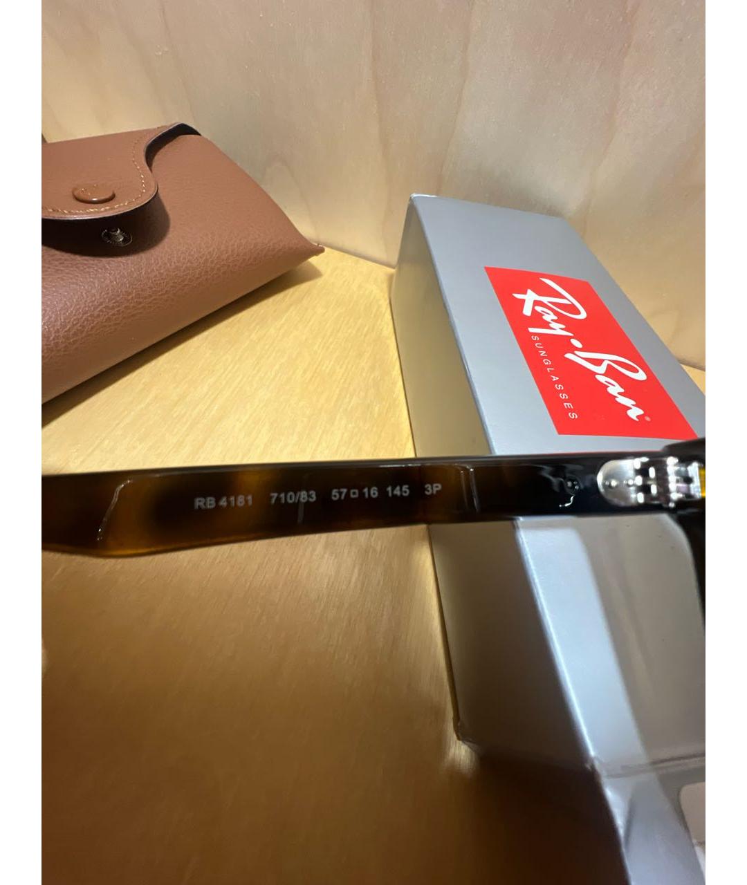 RAY BAN Пластиковые солнцезащитные очки, фото 7