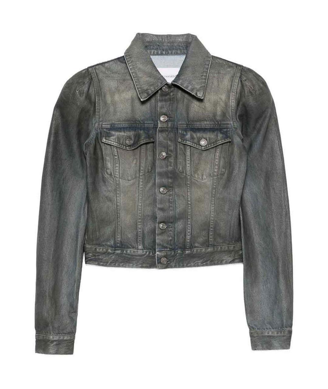 7 FOR ALL MANKIND Серая хлопковая куртка, фото 1