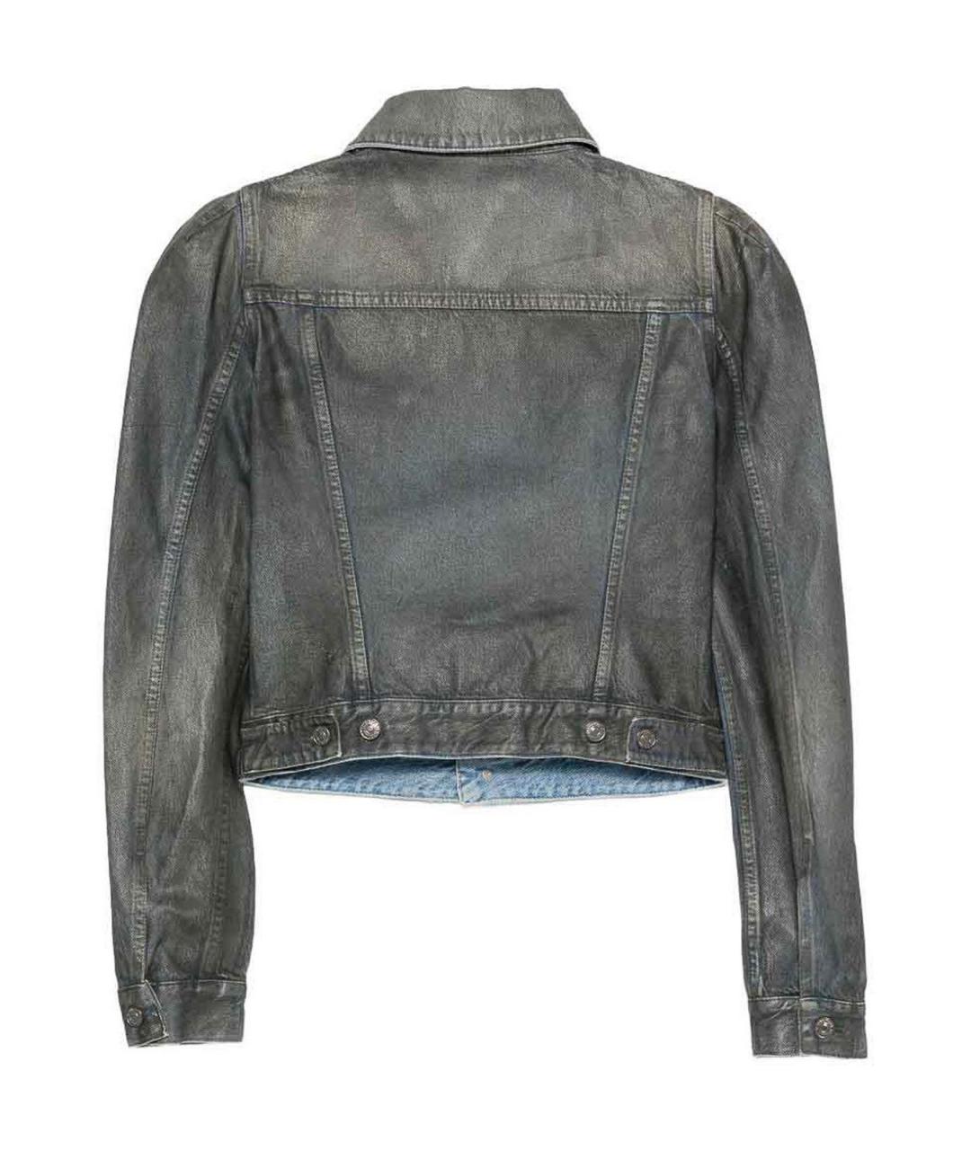 7 FOR ALL MANKIND Серая хлопковая куртка, фото 2