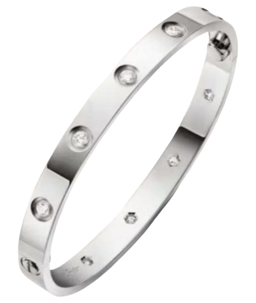 CARTIER Серебряный браслет из белого золота, фото 1