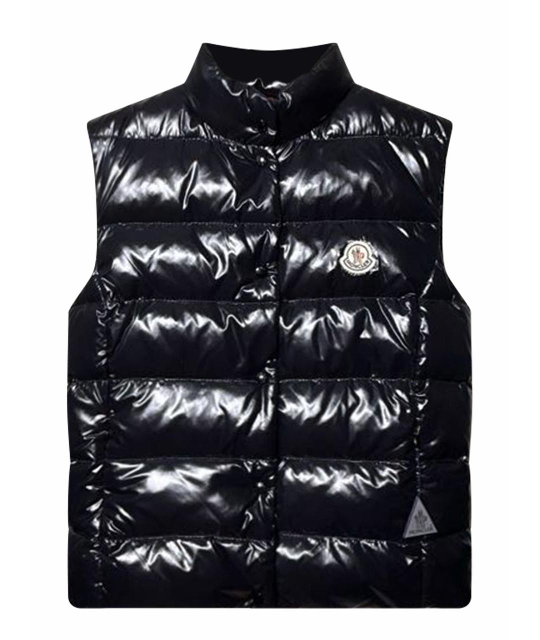 MONCLER Черный жилет, фото 8