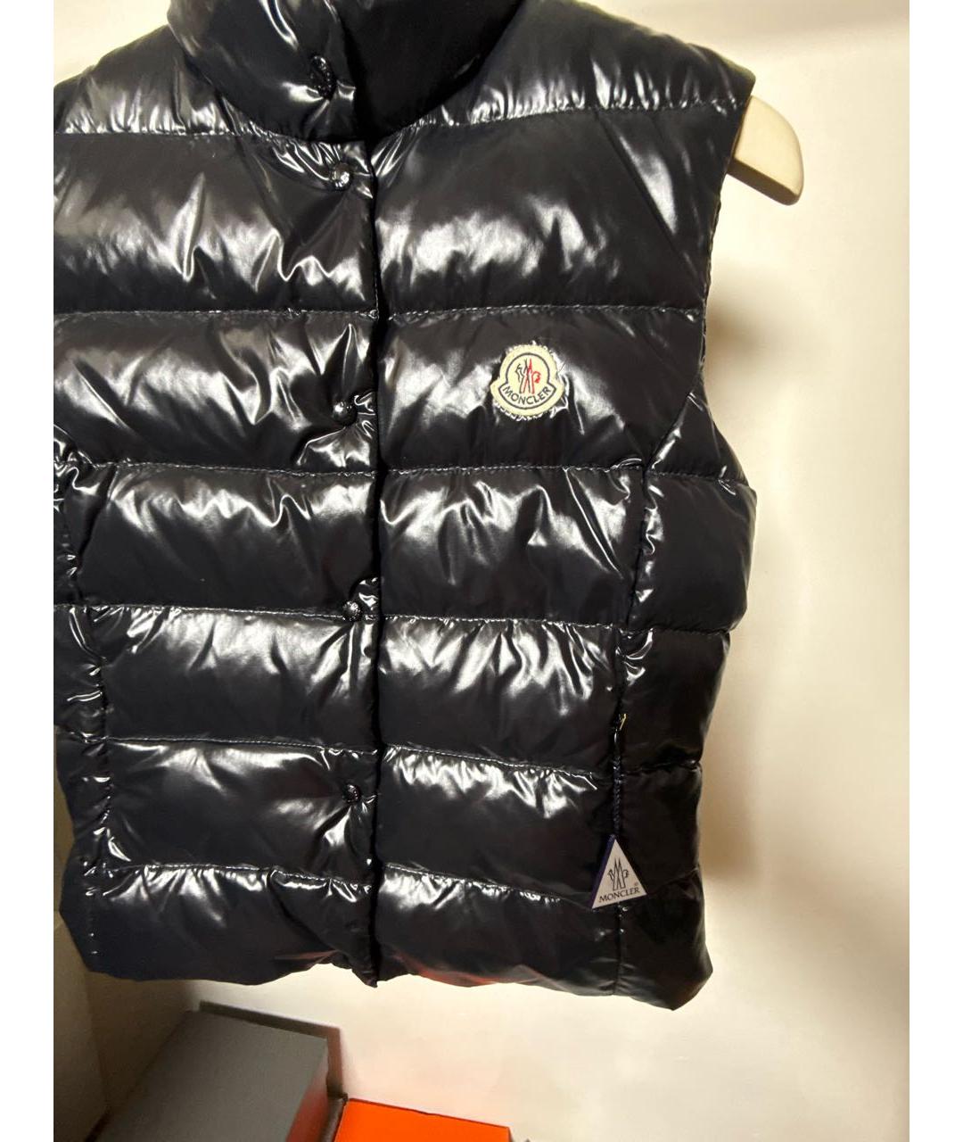 MONCLER Черный жилет, фото 4