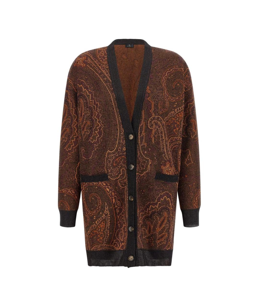 ETRO Коричневый джемпер / свитер, фото 5