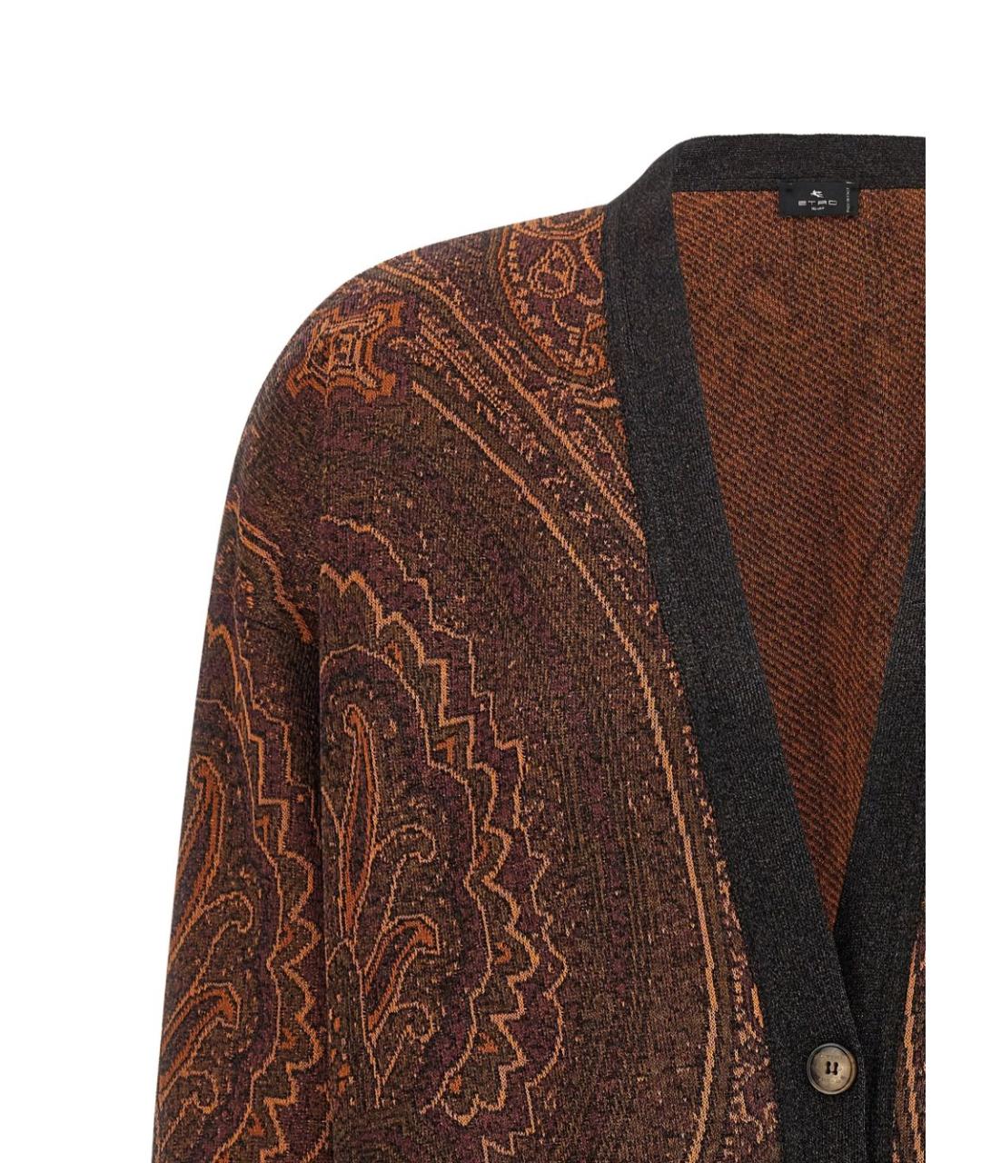 ETRO Коричневый джемпер / свитер, фото 4