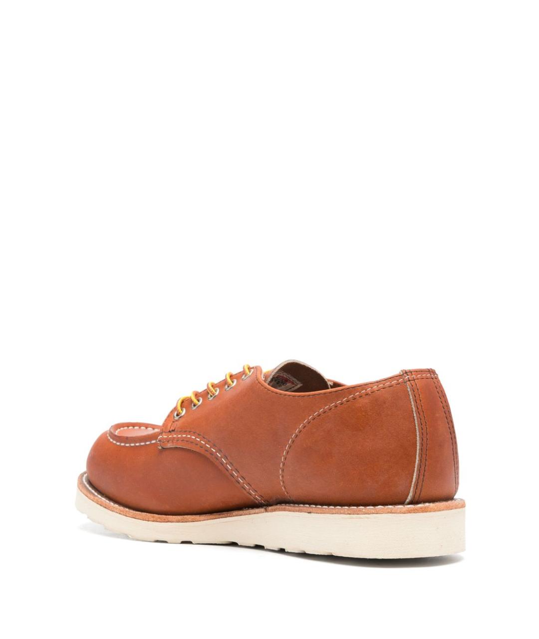 RED WING Коричневые кожаные низкие ботинки, фото 2