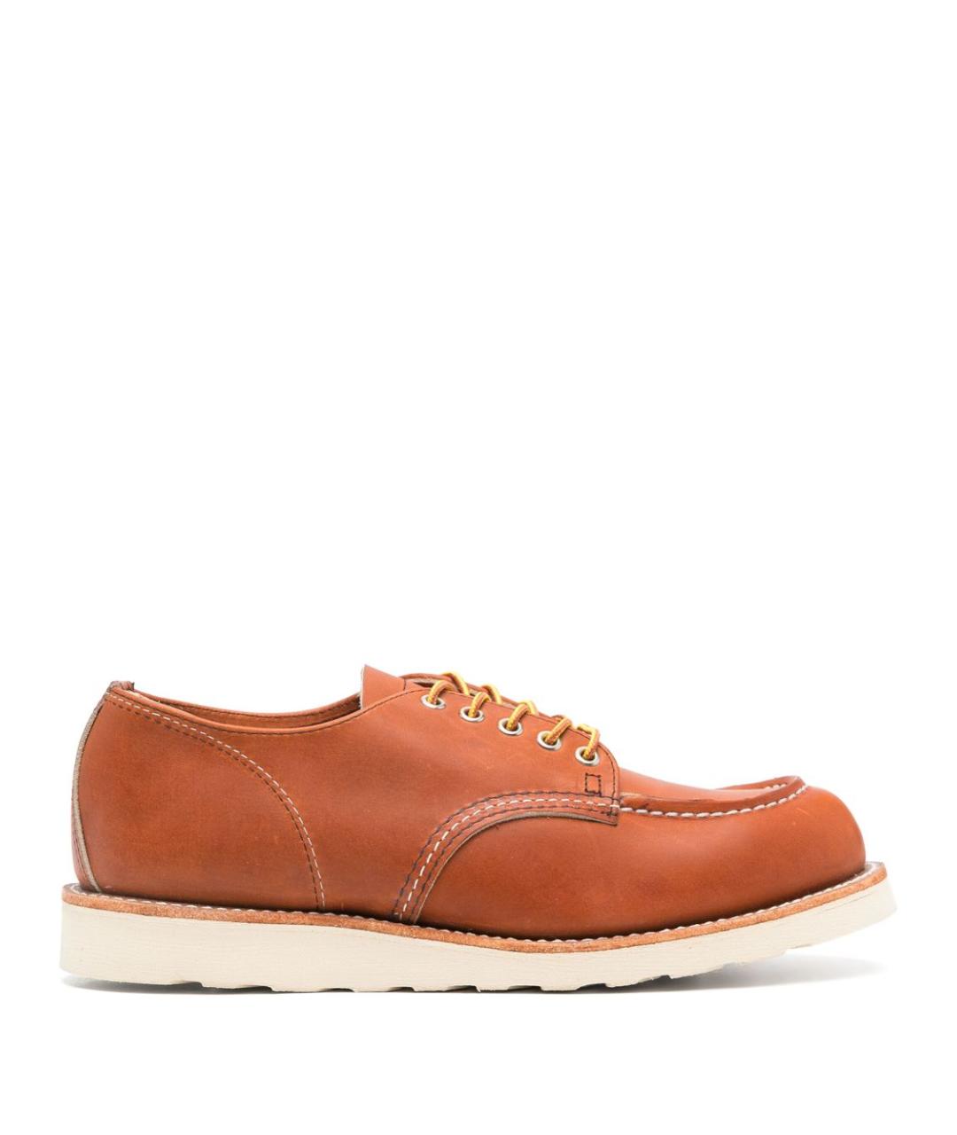 RED WING Коричневые кожаные низкие ботинки, фото 1