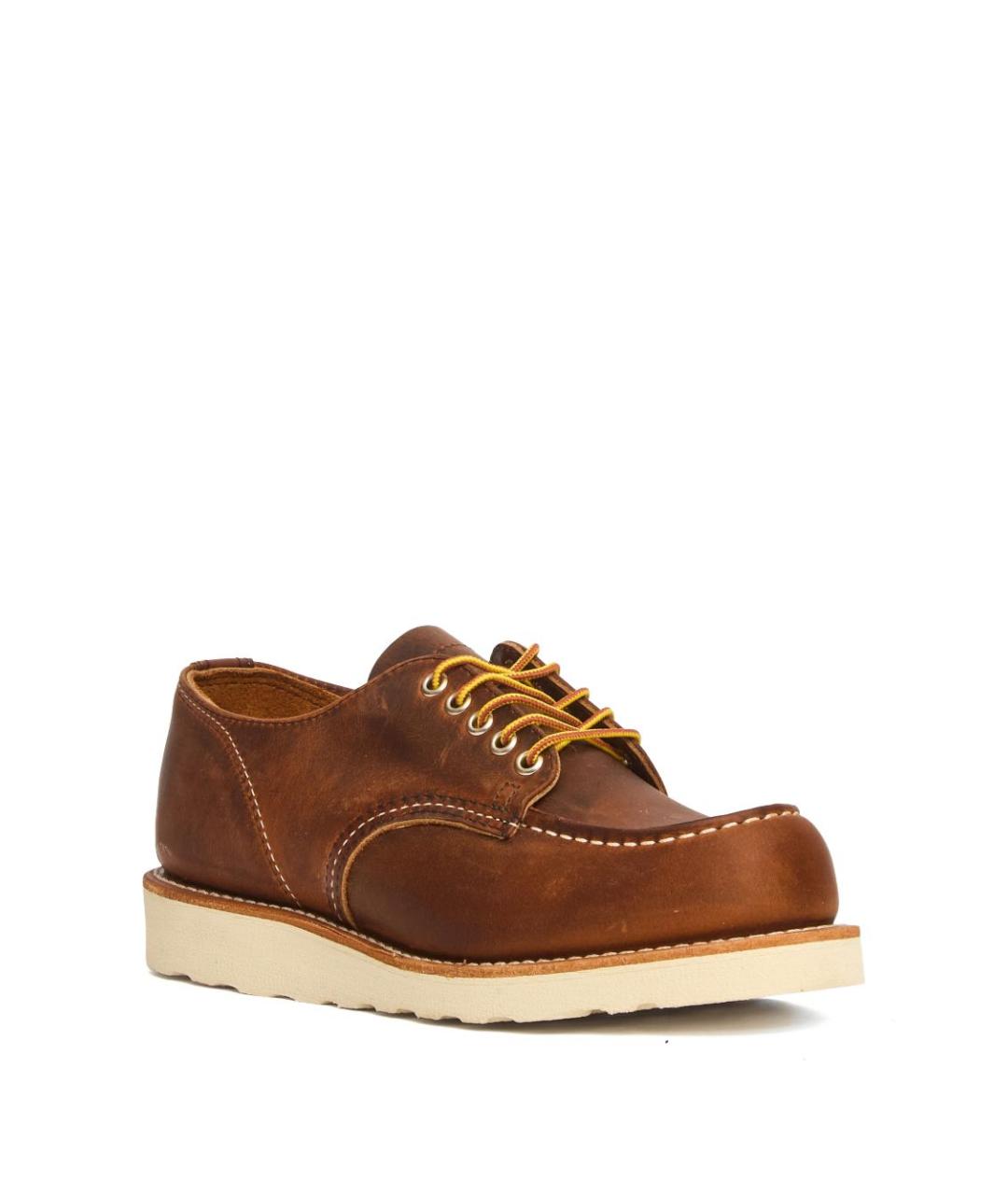 RED WING Коричневые кожаные низкие ботинки, фото 2