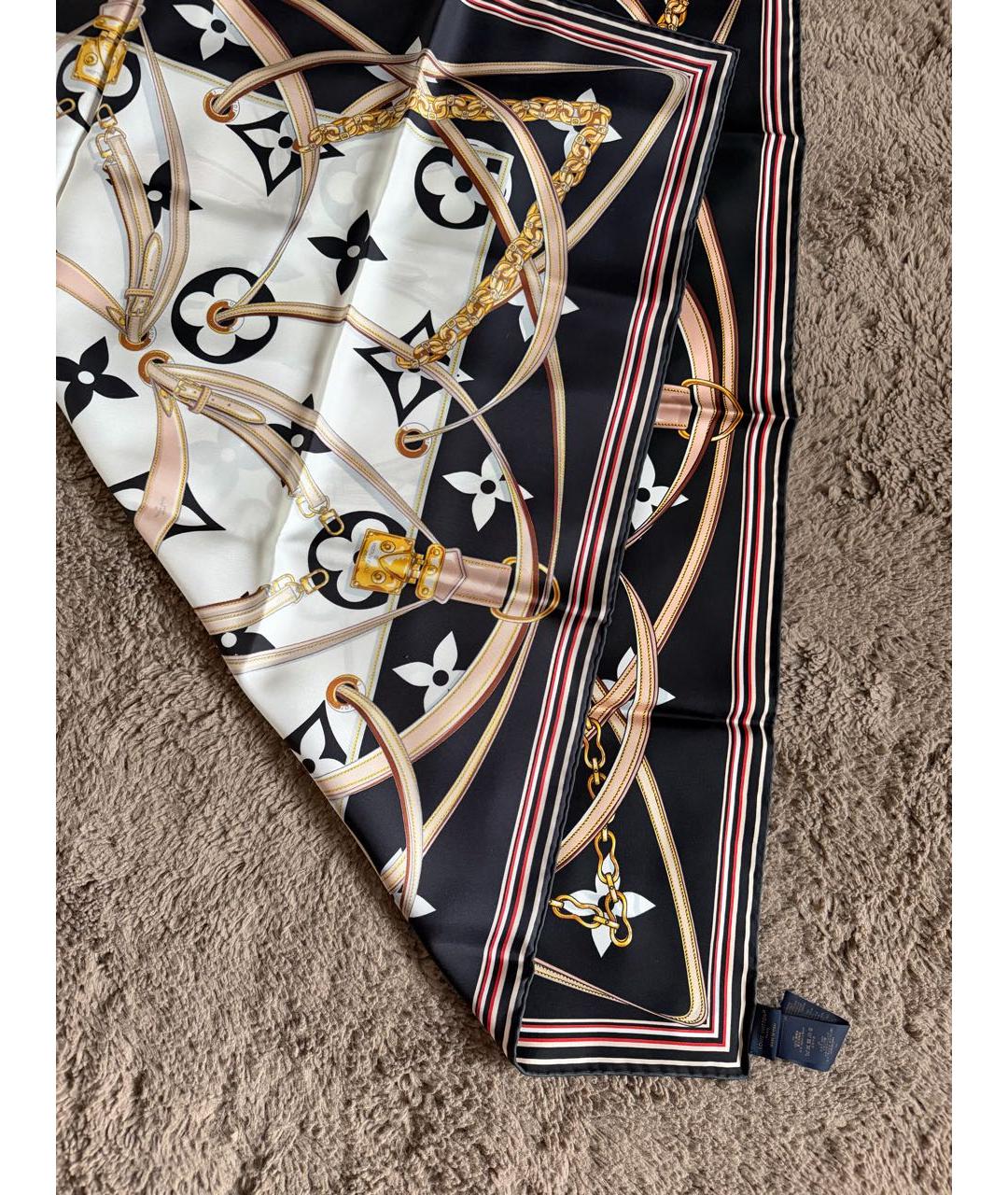LOUIS VUITTON Мульти шелковый платок, фото 4