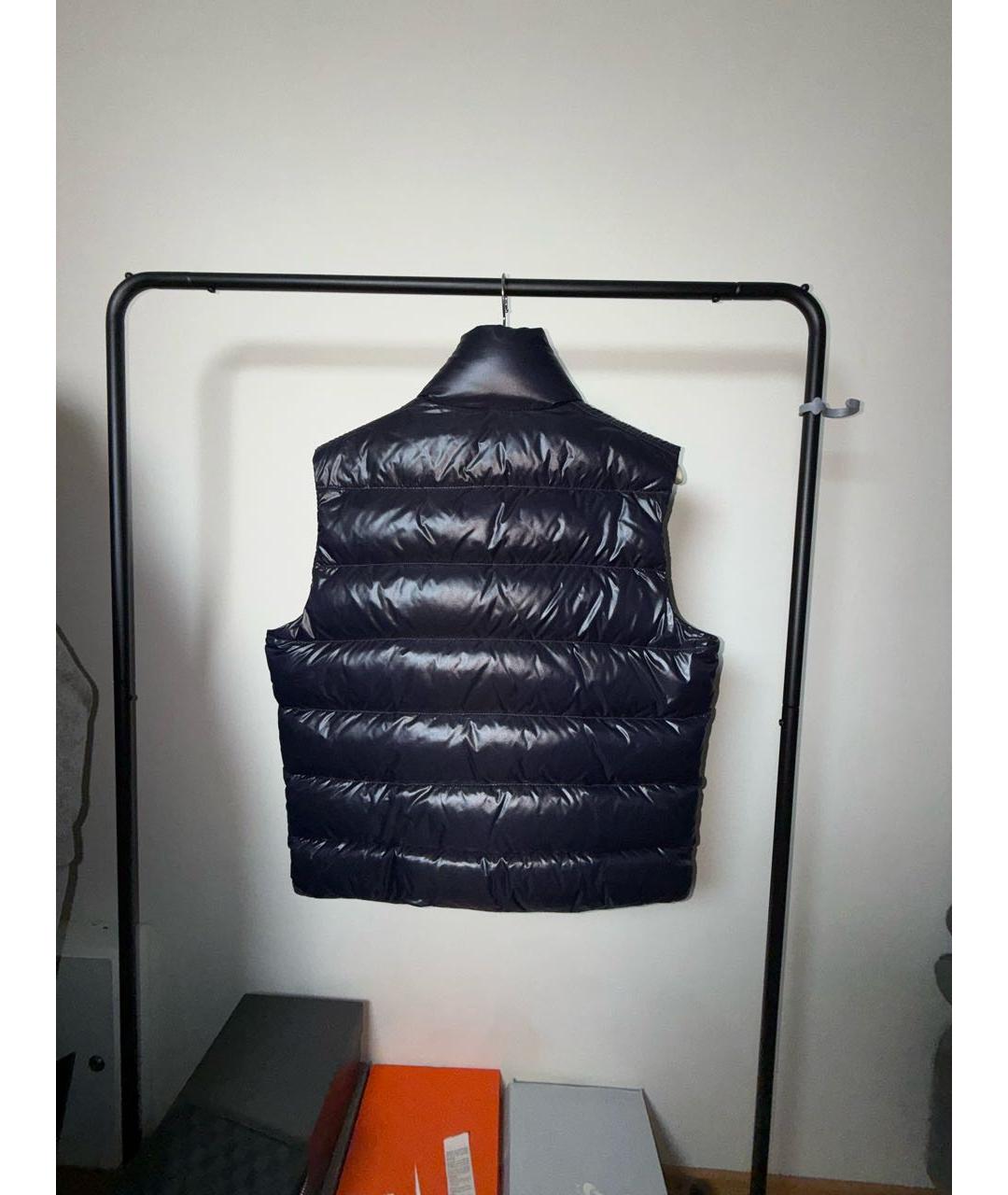 MONCLER Темно-синий жилет, фото 2