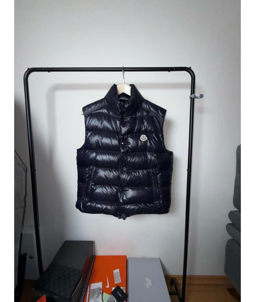 MONCLER Темно-синий жилет, фото 7