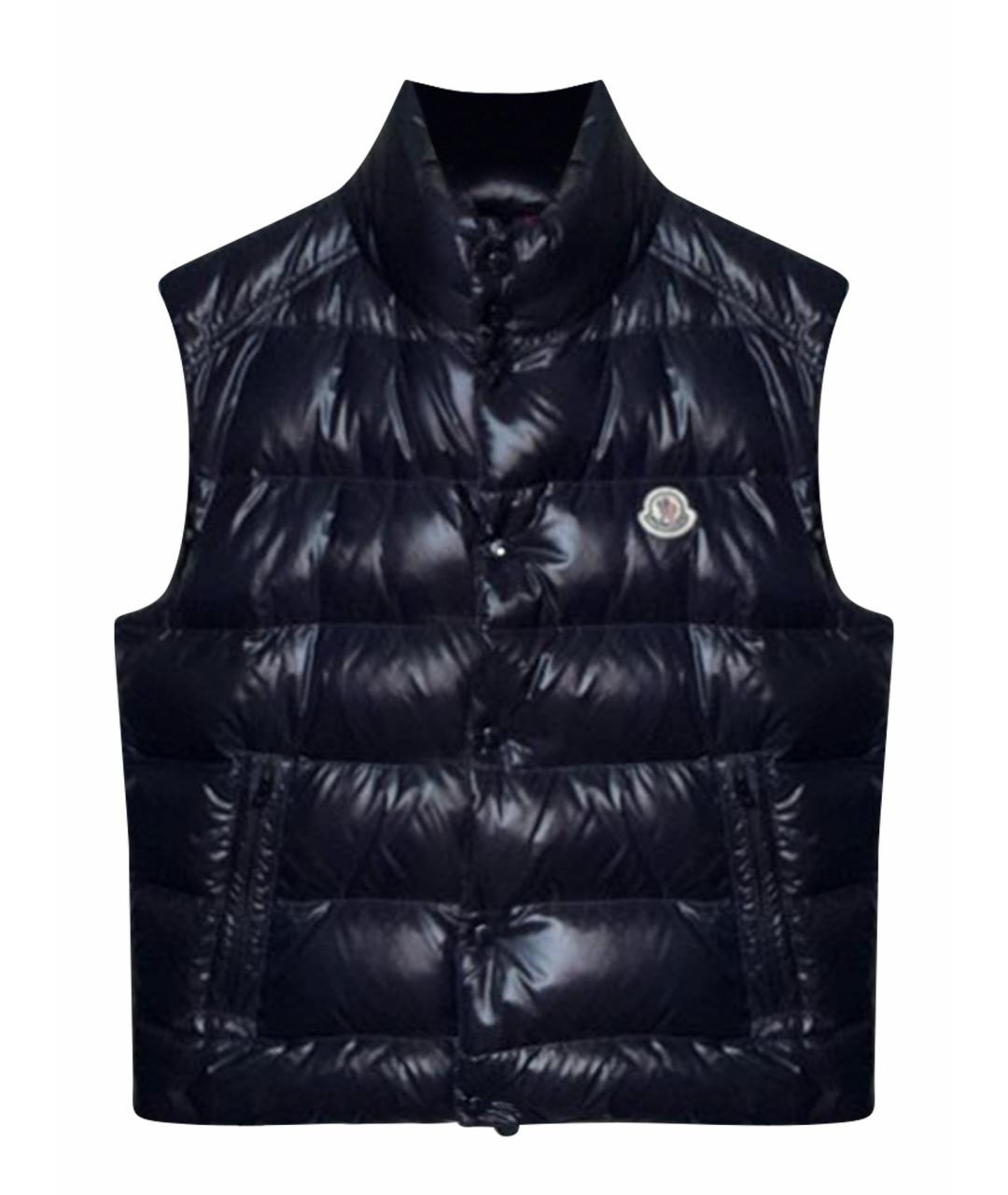 MONCLER Темно-синий жилет, фото 1
