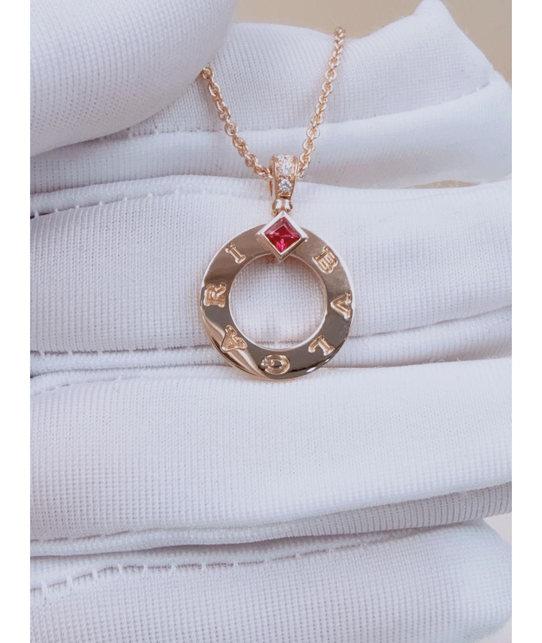 BVLGARI Золотое колье из розового золота, фото 2