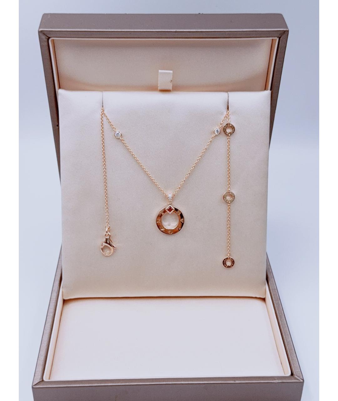 BVLGARI Золотое колье из розового золота, фото 8