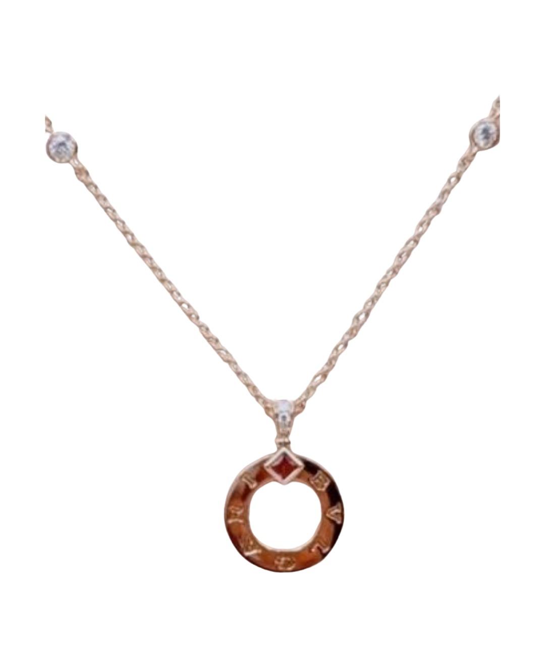 BVLGARI Золотое колье из розового золота, фото 1