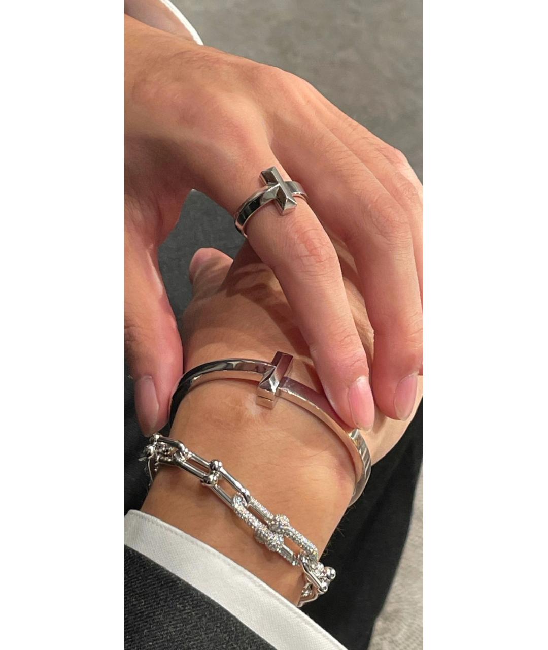 TIFFANY&CO Серебряный браслет из белого золота, фото 7