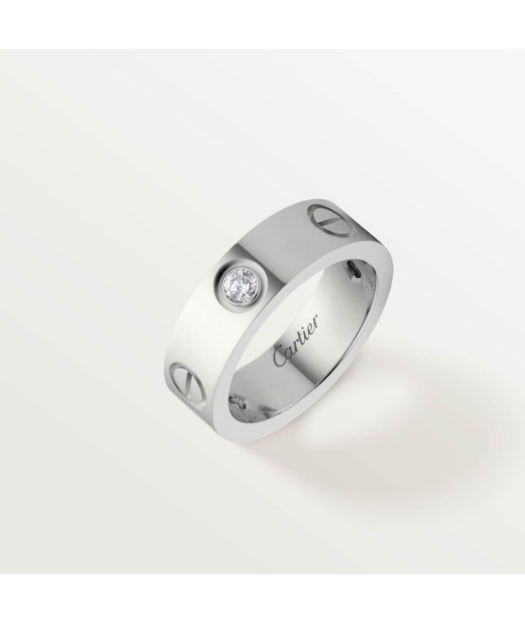 CARTIER Серебряное кольцо из белого золота, фото 3