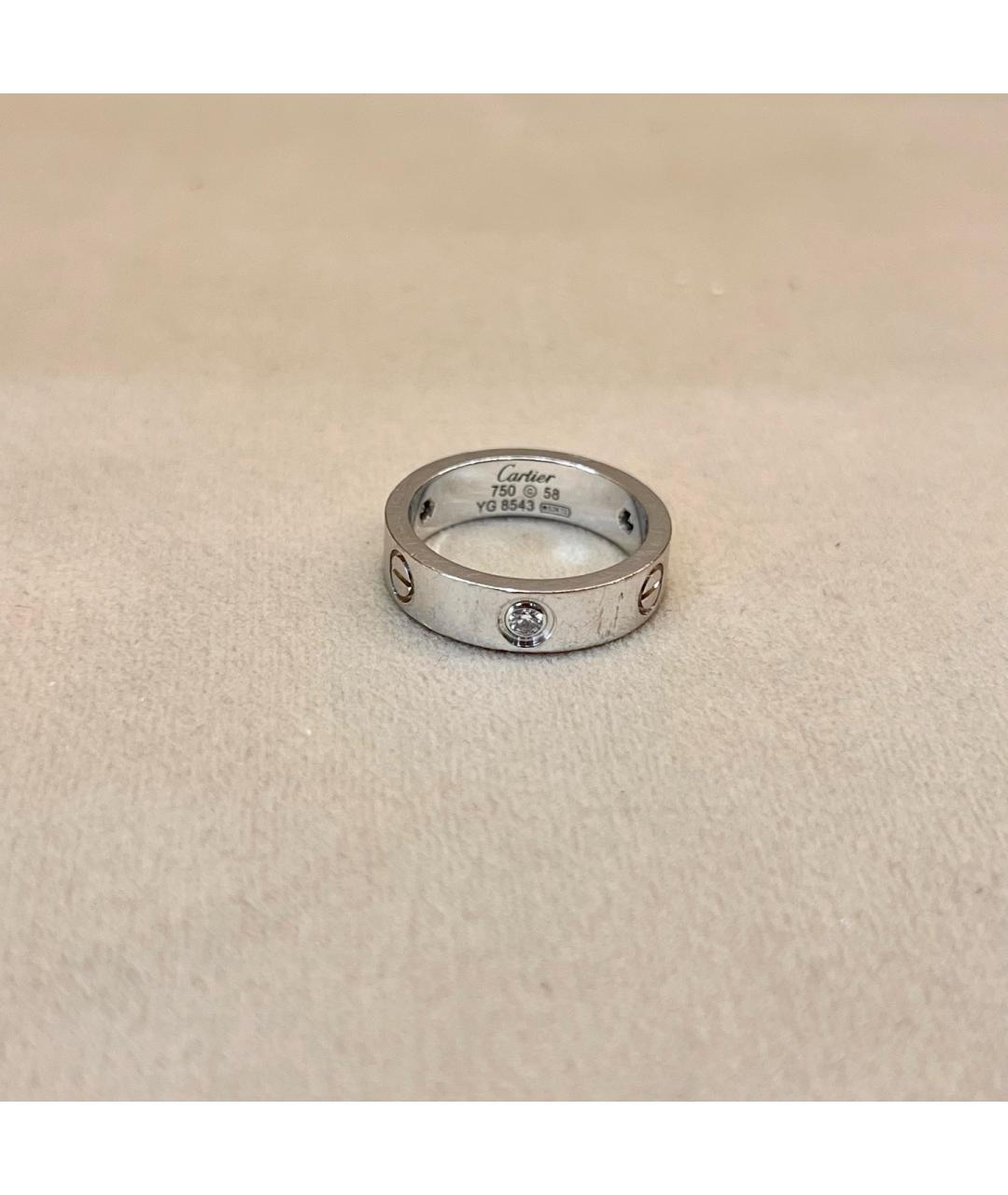 CARTIER Серебряное кольцо из белого золота, фото 2