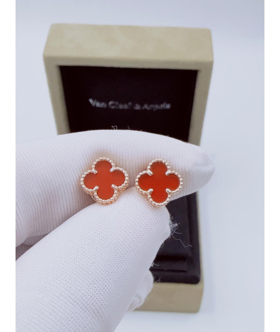 VAN CLEEF & ARPELS Золотые серьги из розового золота, фото 2
