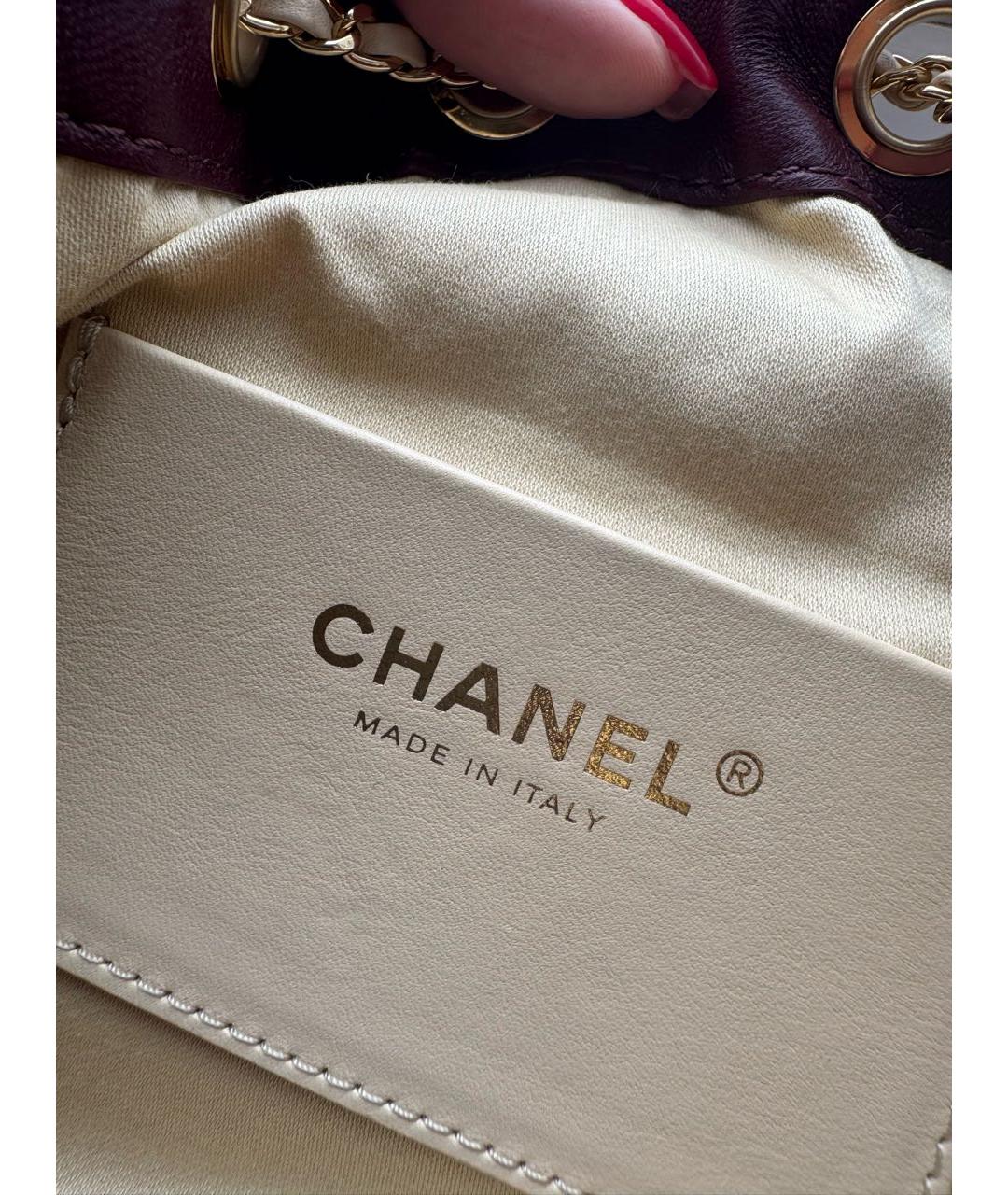 CHANEL Бежевая шерстяная сумка через плечо, фото 3