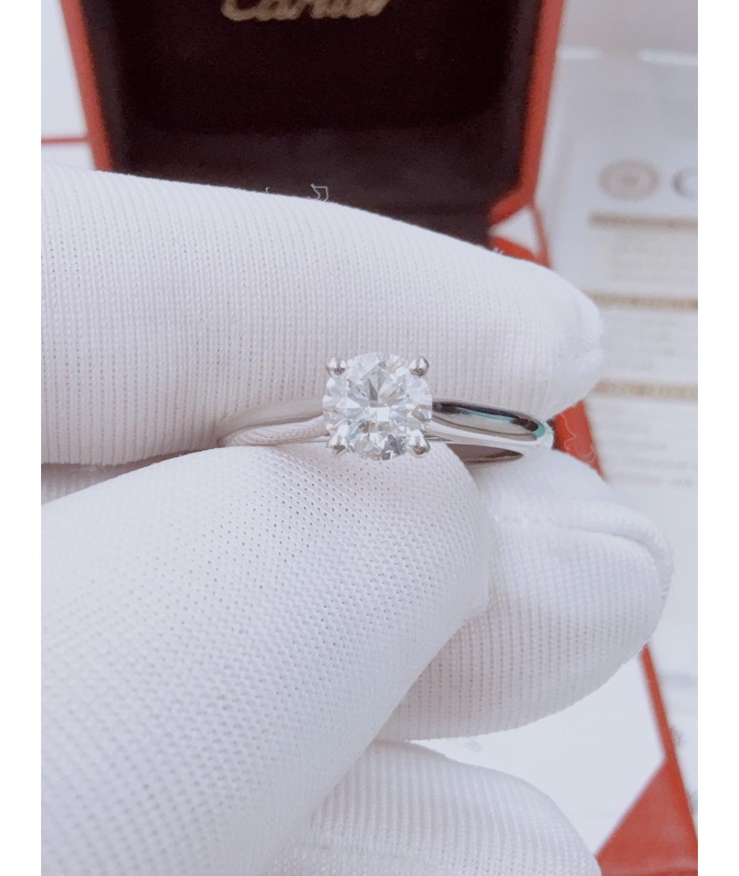 CARTIER Серебряное платиновое кольцо, фото 9