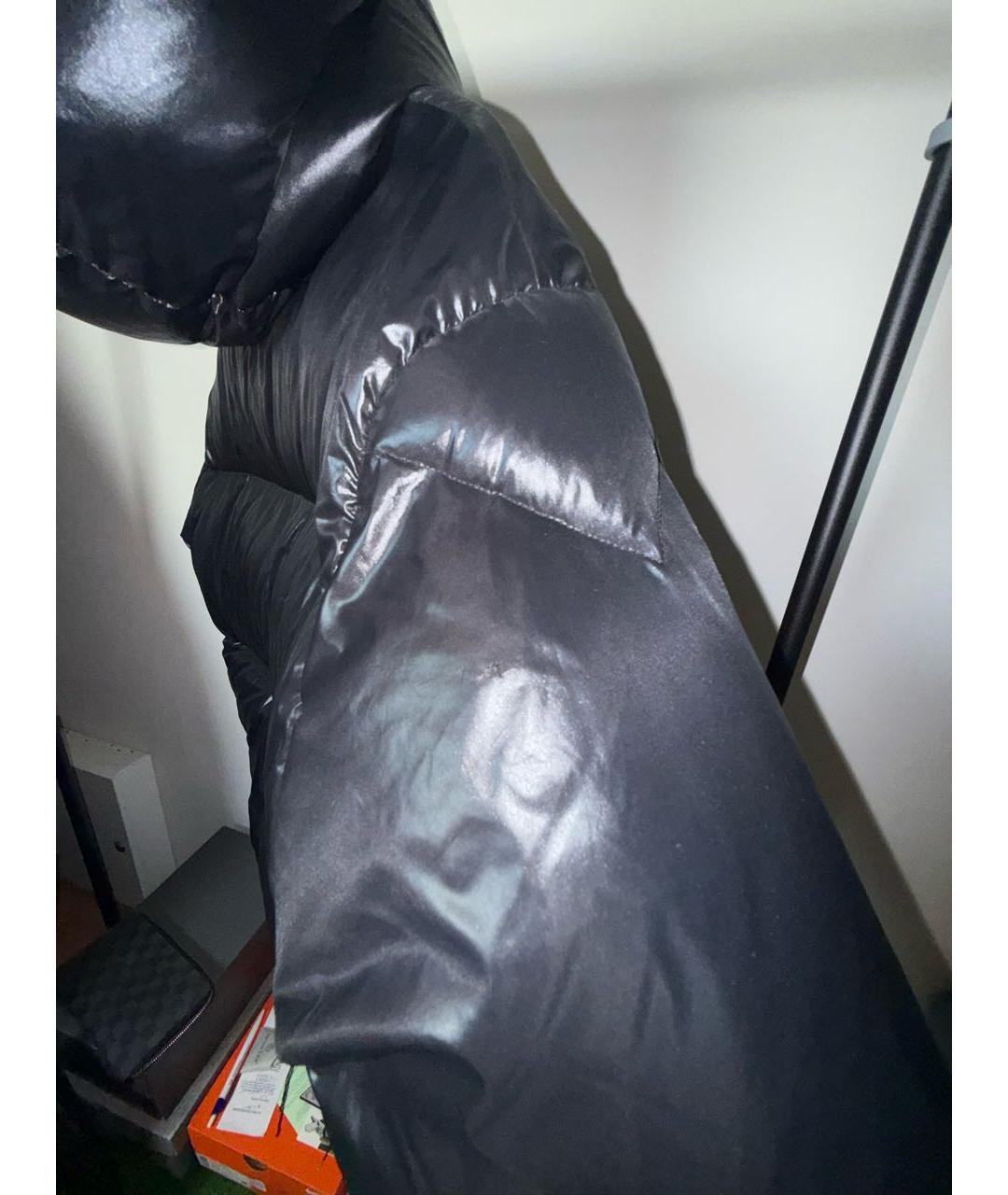 MONCLER Черный пуховик, фото 6