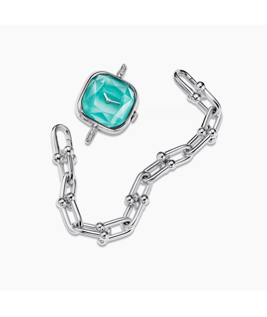 TIFFANY&CO Бирюзовые серебряные часы, фото 4