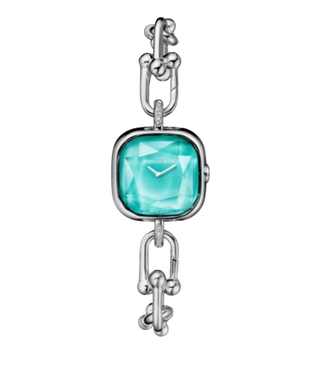 TIFFANY&CO Бирюзовые серебряные часы, фото 1