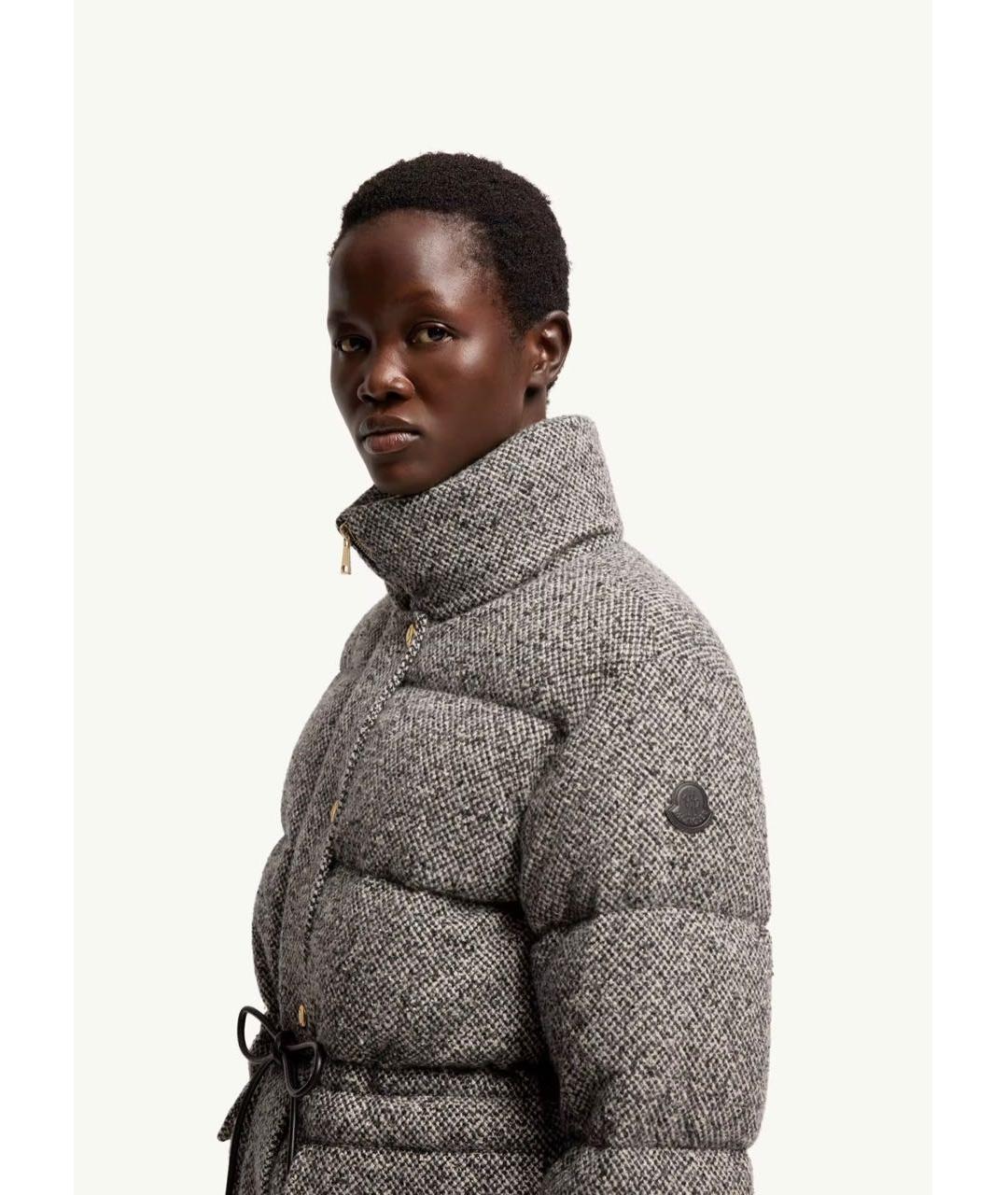MONCLER Серая куртка, фото 3