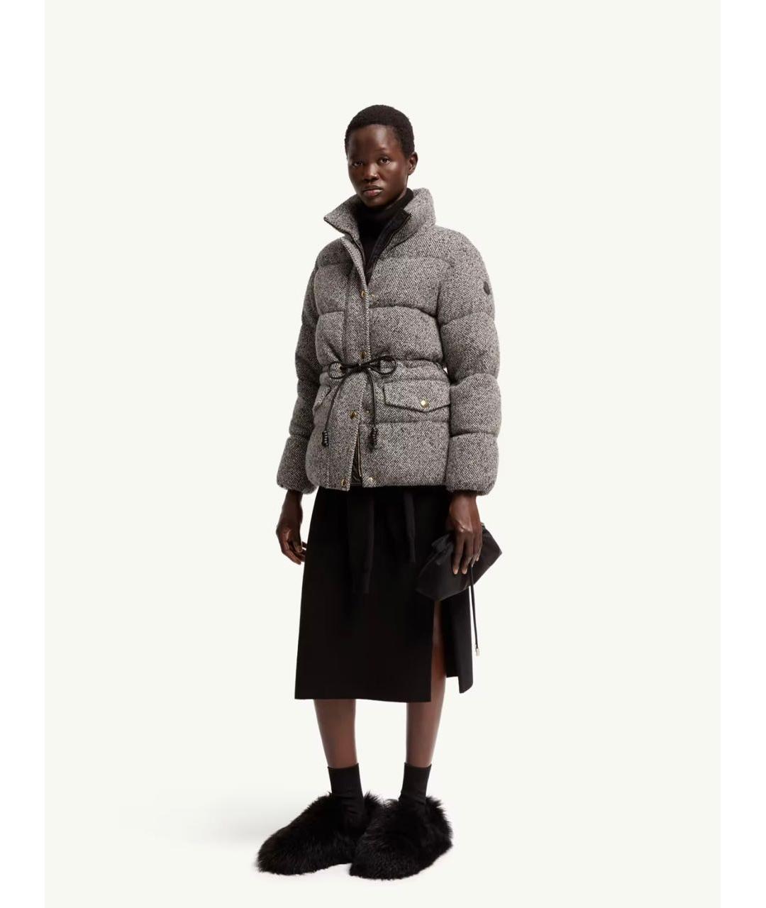 MONCLER Серая куртка, фото 2