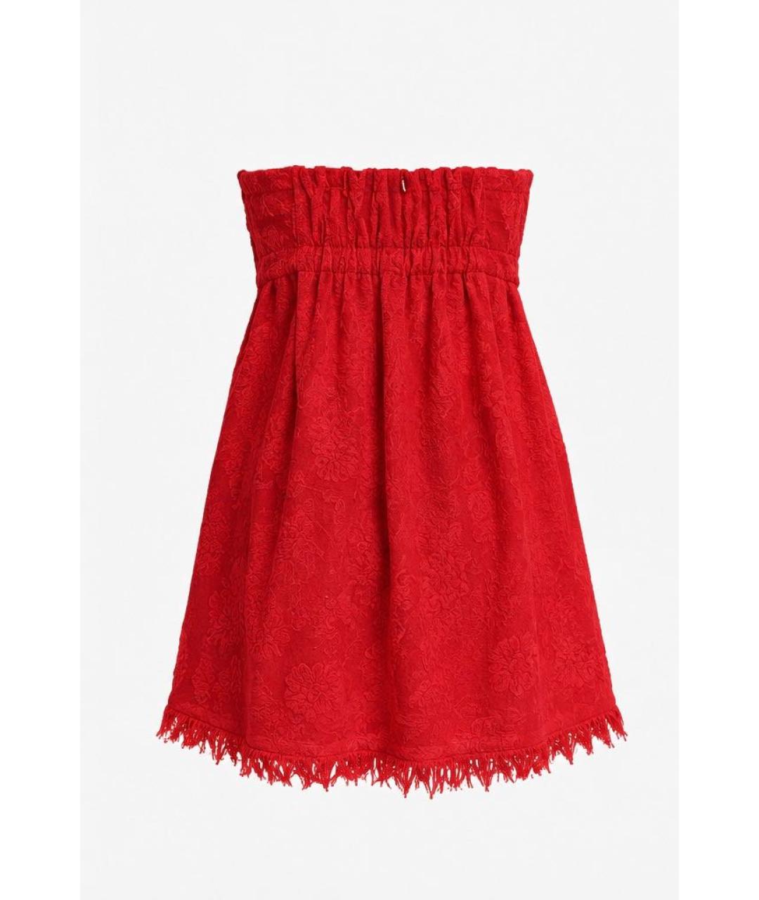 ZIMMERMANN Красное хлопковое платье, фото 2