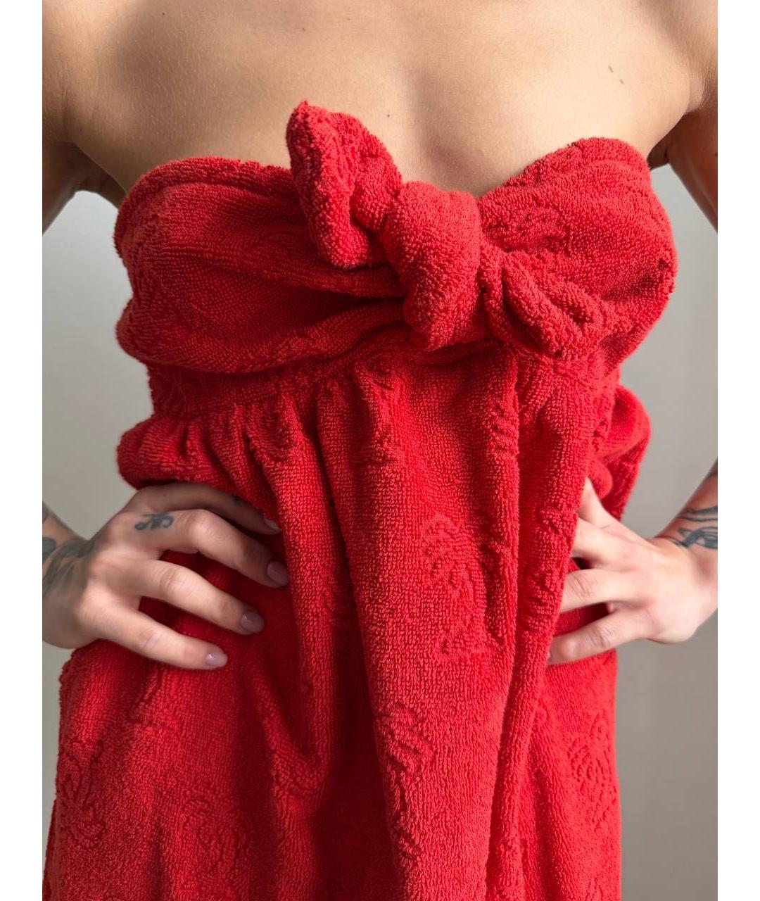 ZIMMERMANN Красное хлопковое платье, фото 5