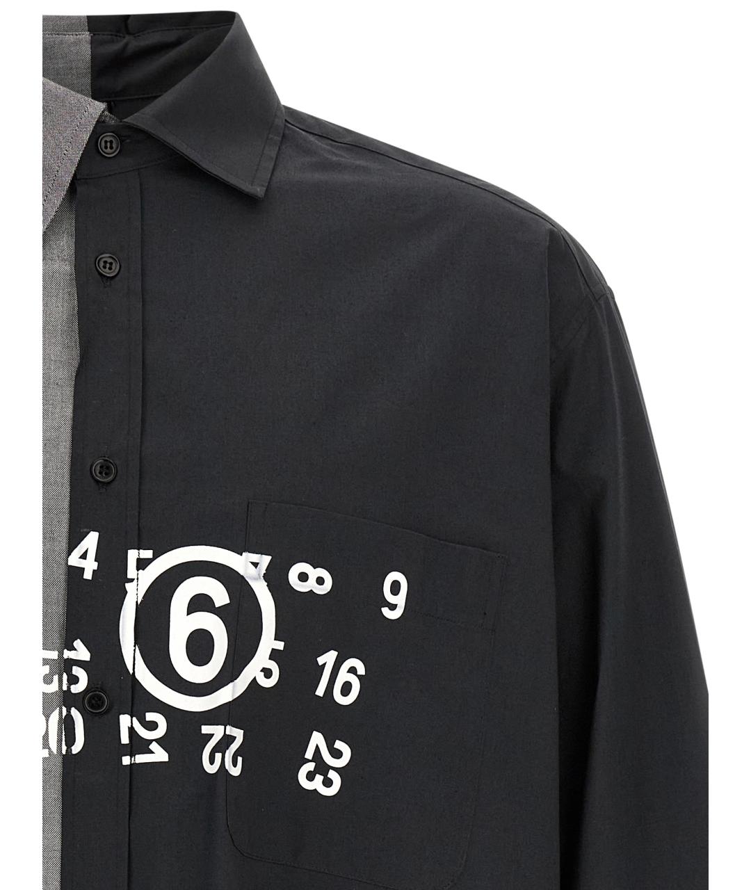 MM6 MAISON MARGIELA Мульти хлопковая кэжуал рубашка, фото 3