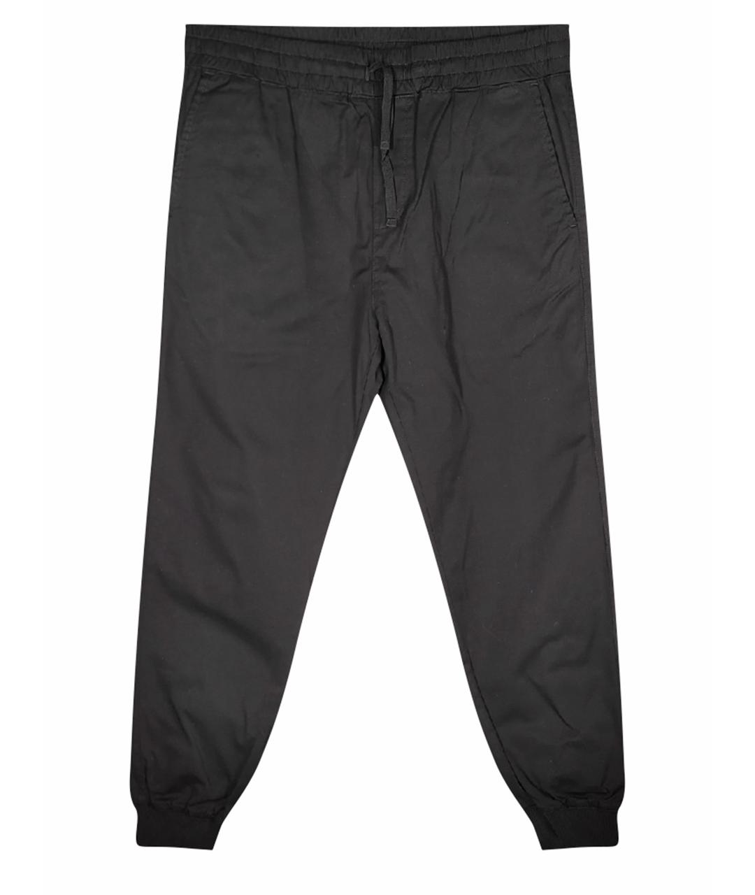 CARHARTT Черные хлопковые брюки чинос, фото 1