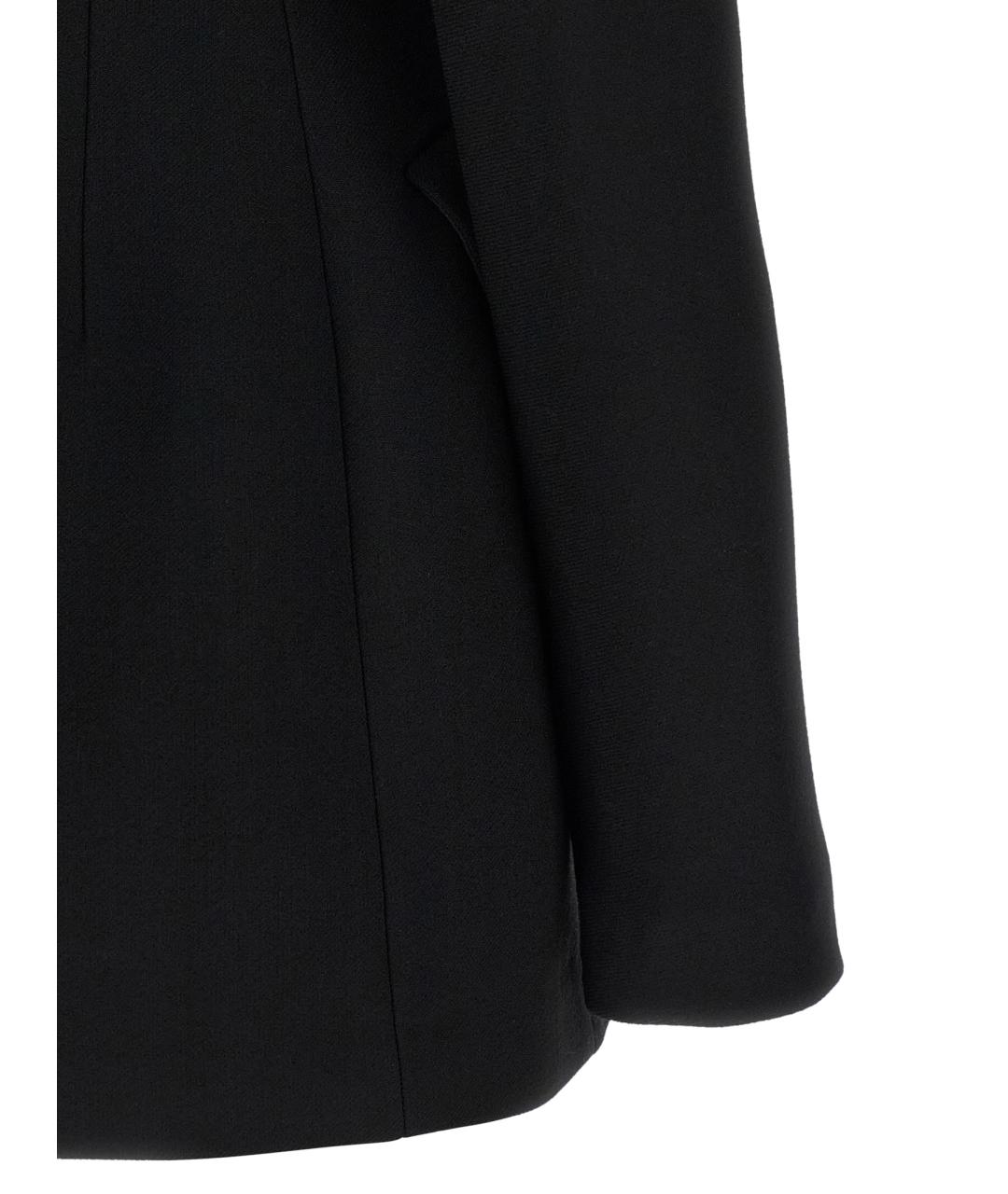 SPORTMAX Черное полиэстеровое повседневное платье, фото 4