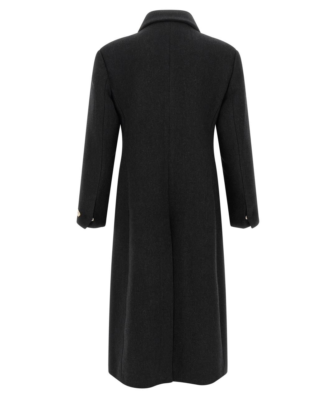 JACQUEMUS Серое шерстяное пальто, фото 2